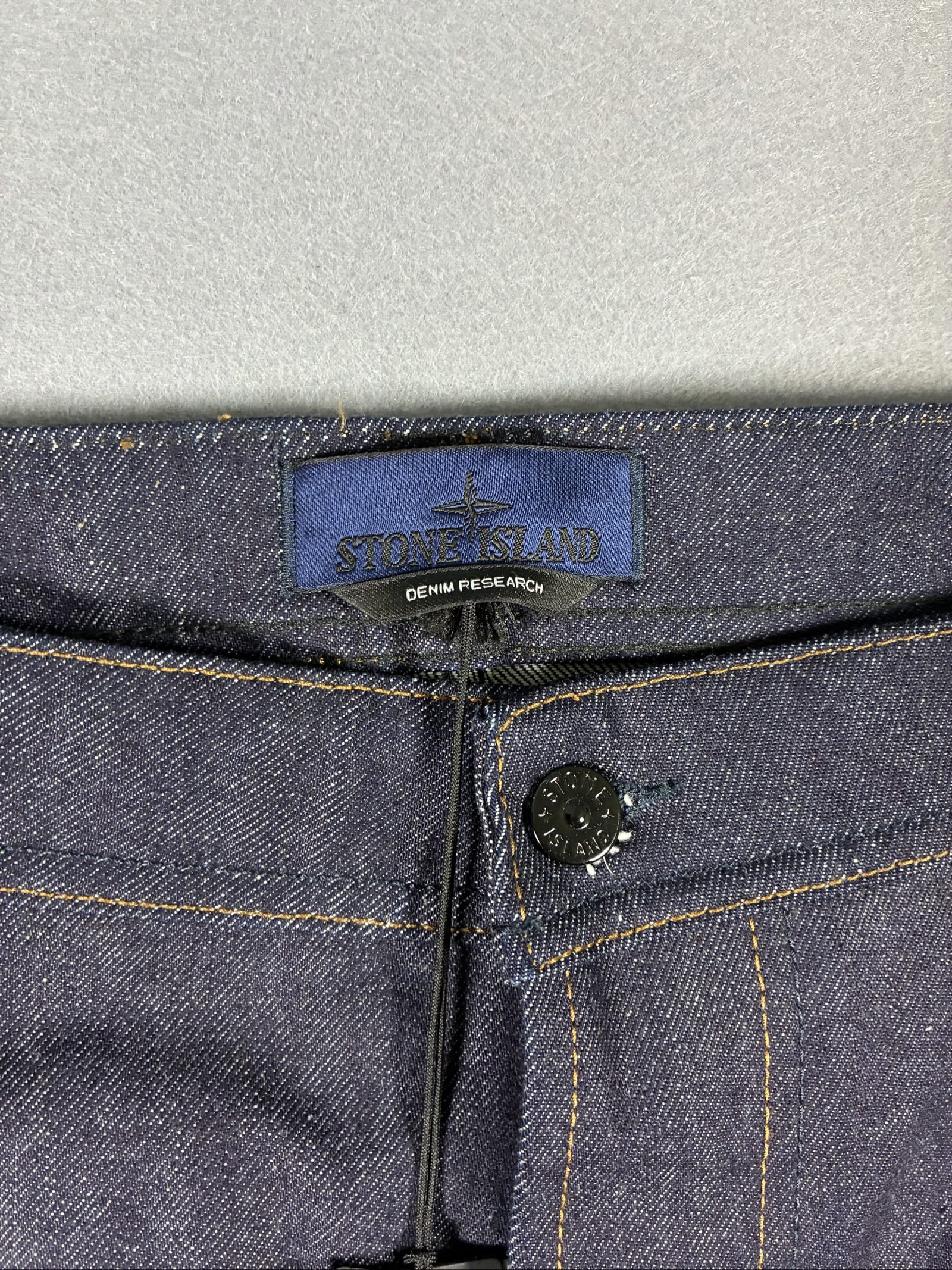 Stone Island Indigo Denim Raw Loose Jeans Size 36 Blue image 3