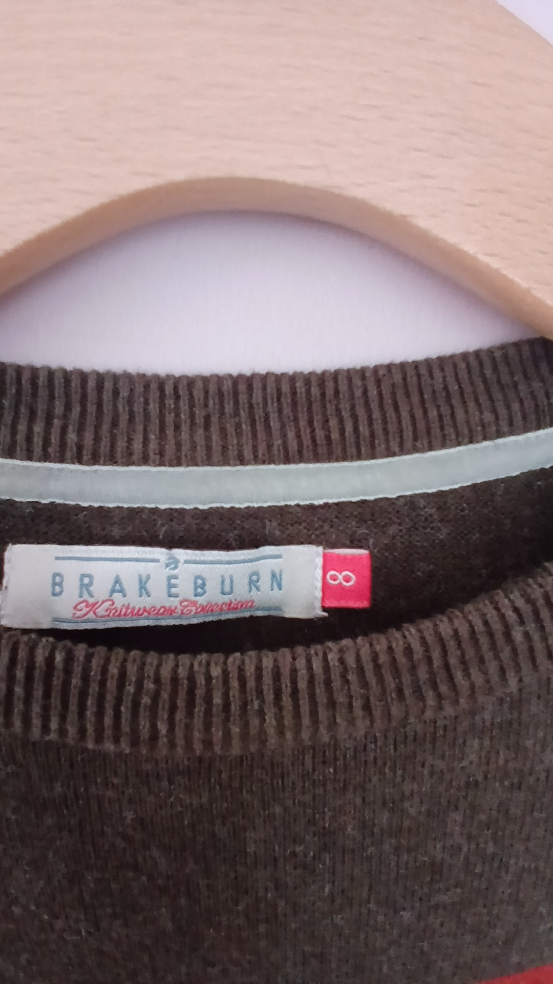 Brakeburn Multicolour Oversized Striped Knit Jumper Size 8 image 5