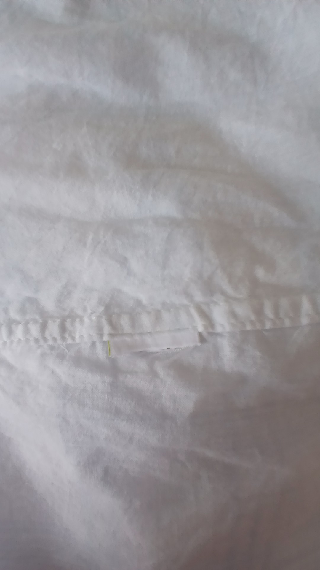 Per Una White Cotton Button Up Peplum Blouse with Light Blue UK 16 image 4