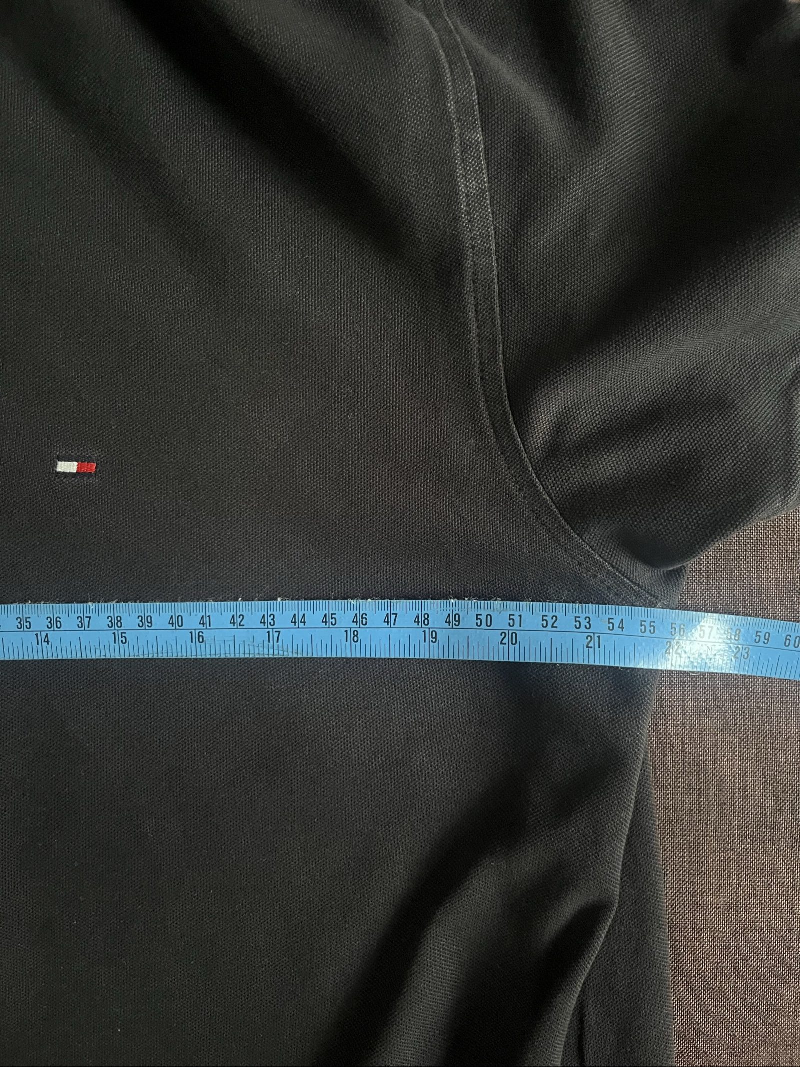 Tommy Hilfiger Men's Black Regular Fit Stretch Polo Shirt Large image 4