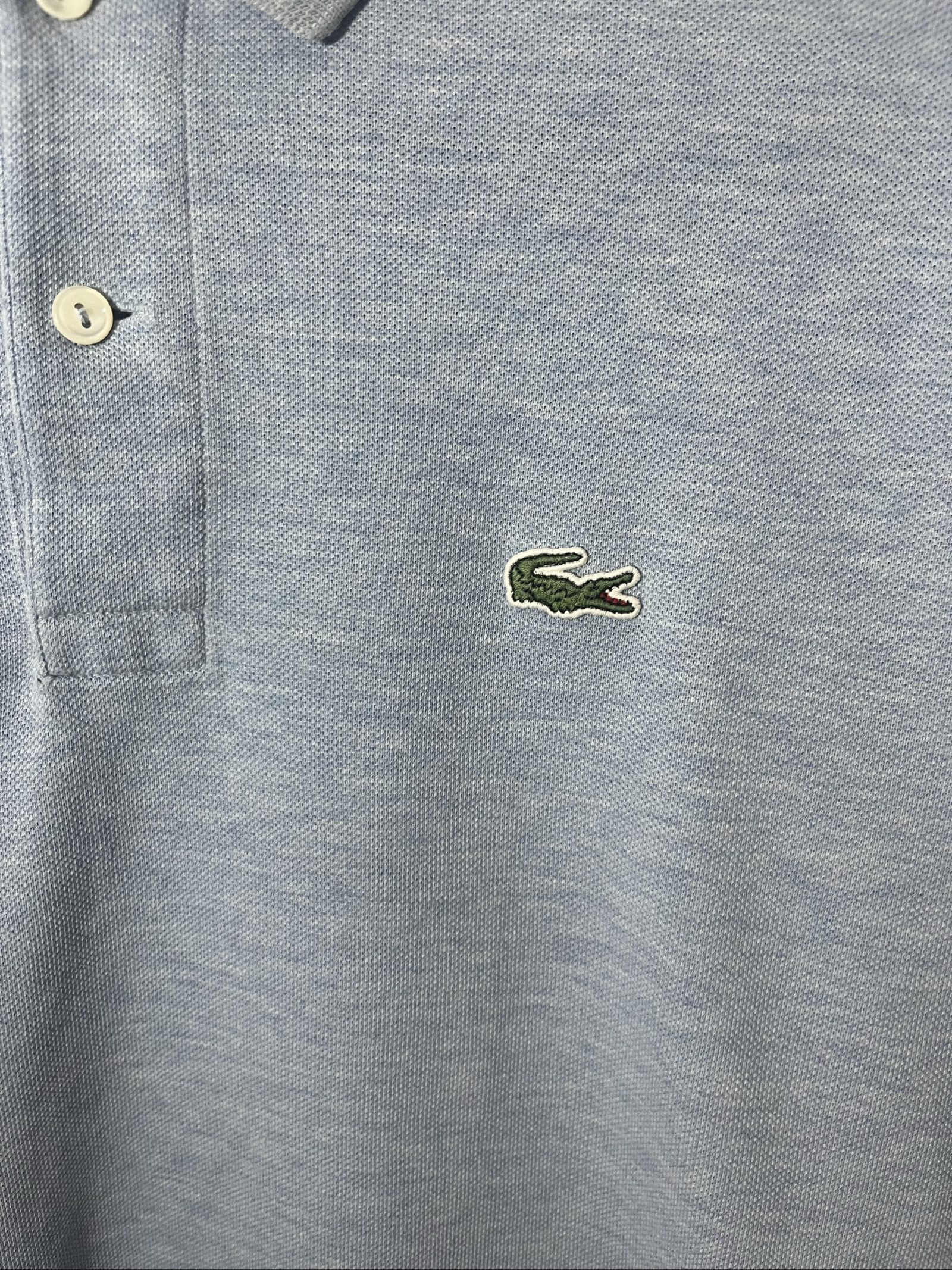 Lacoste Men's Light Blue Polo Shirt Medium Classic Fit image 2