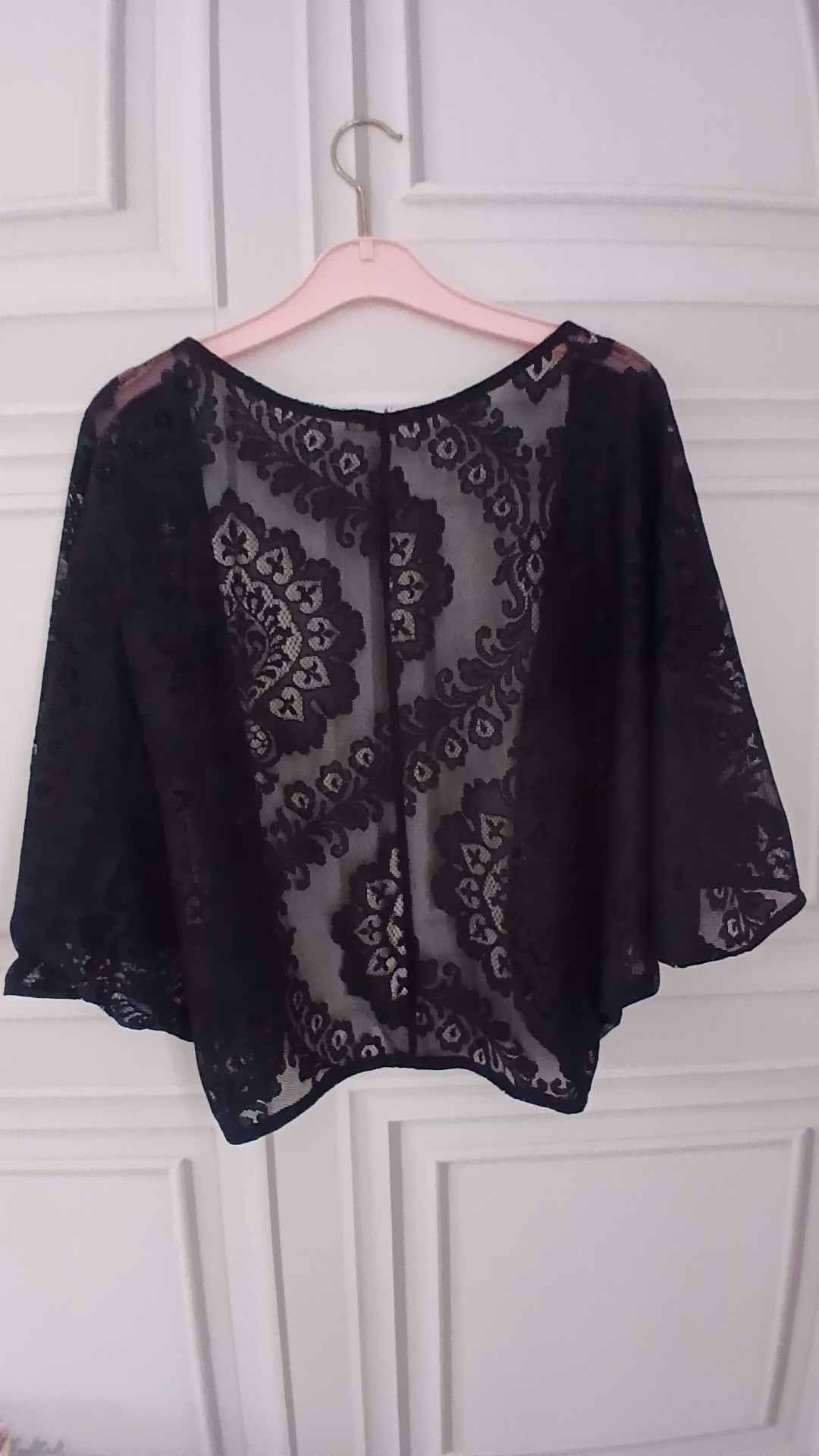 Love Label Black Lace Bolero Top UK L image 4