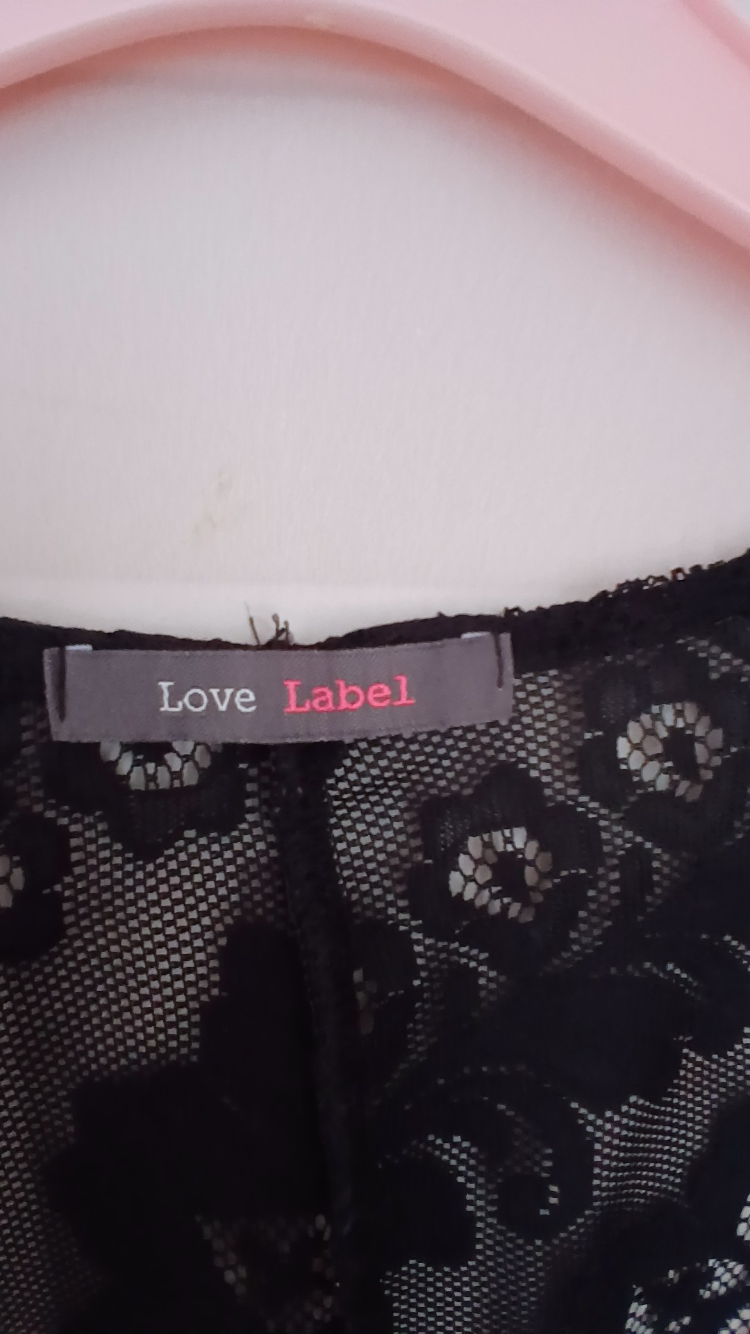 Love Label Black Lace Bolero Top UK L image 5