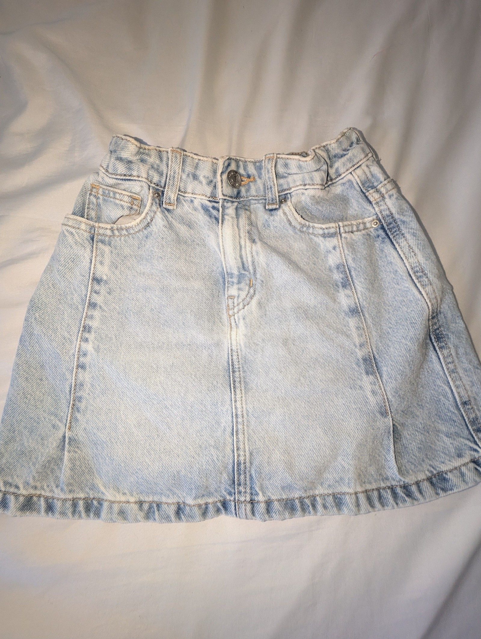 Next Kids' Light Blue Denim Skirt