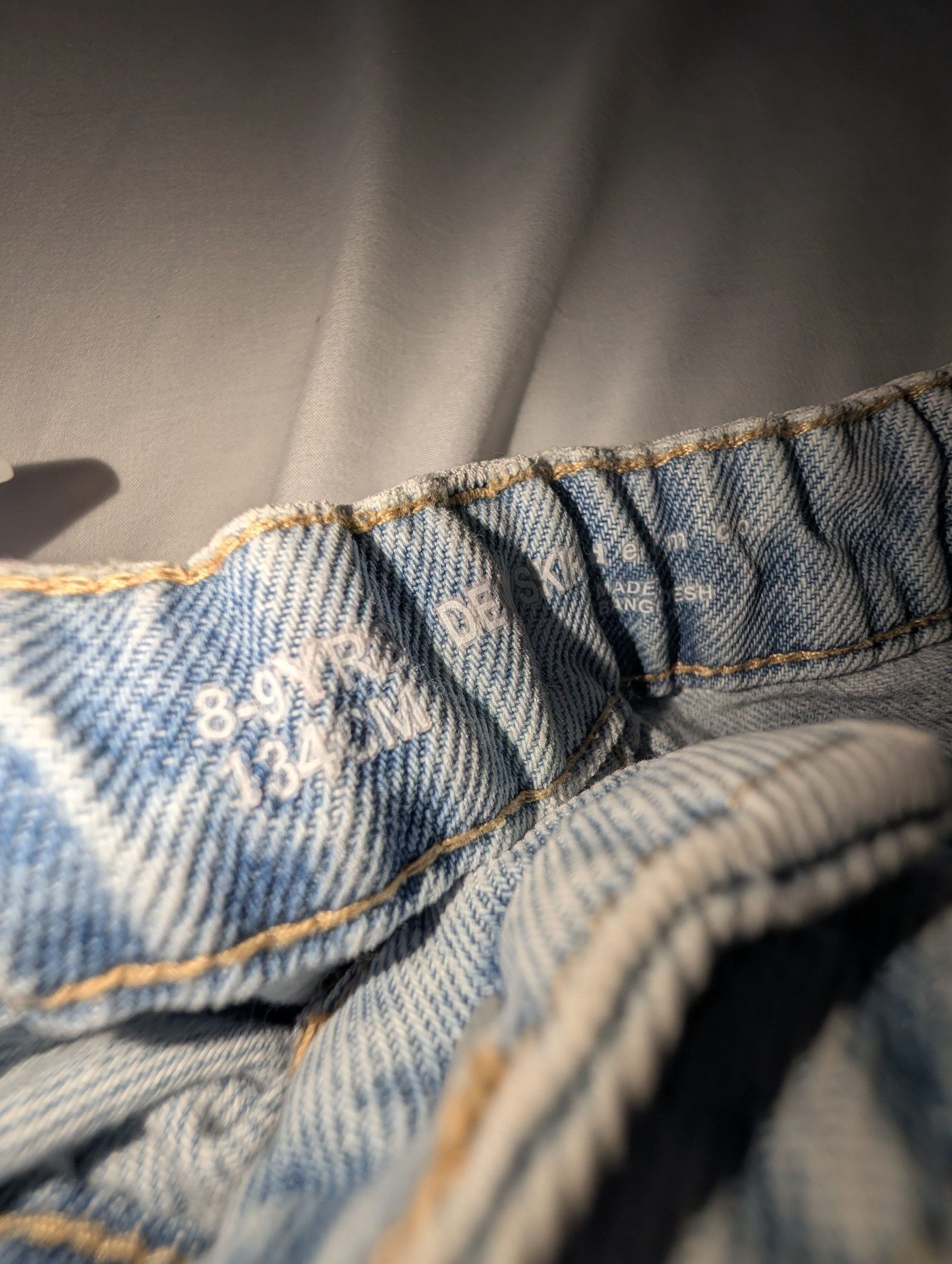 Next Kids' Light Blue Denim Skirt image 2