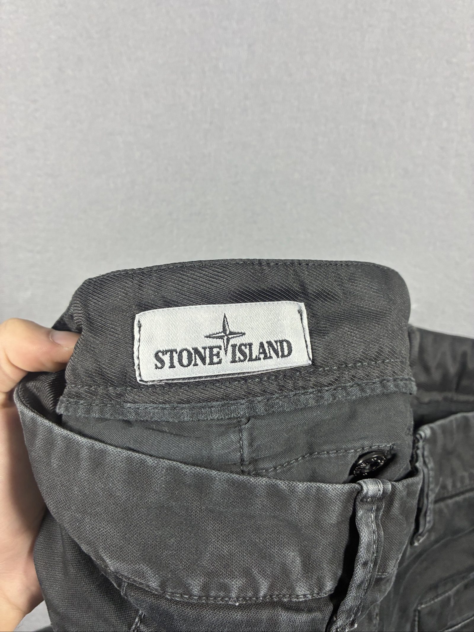 Stone Island Black Cargo Trousers Waist 36 image 3