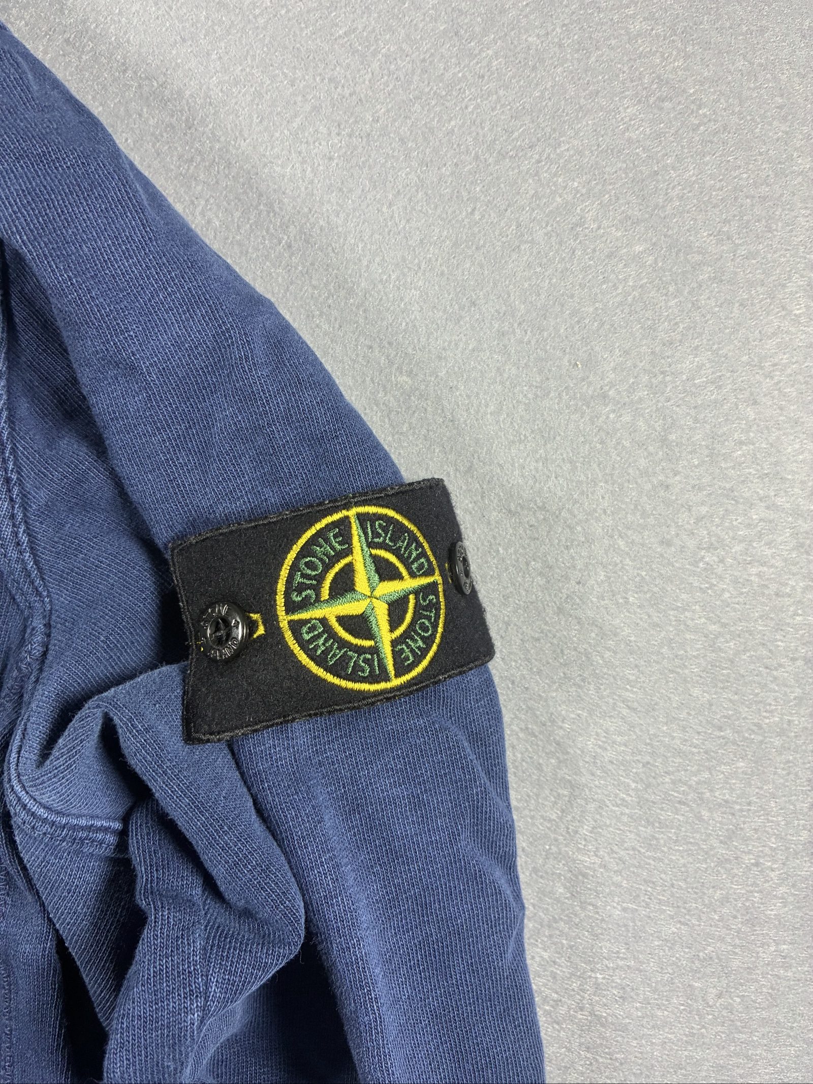 Stone Island Blue Cotton Zip Sweatshirt & Joggers XL Men's Tracksuit set image 4