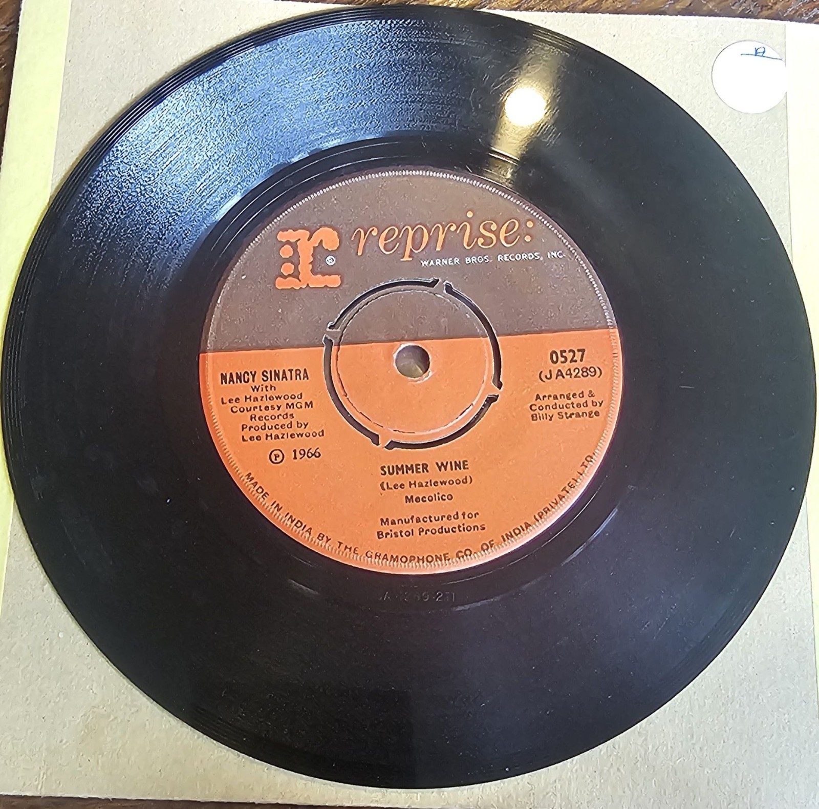 Nancy Sinatra Summer Wine & Sugar Town Reprise 0527 7" Vinyl Singles
