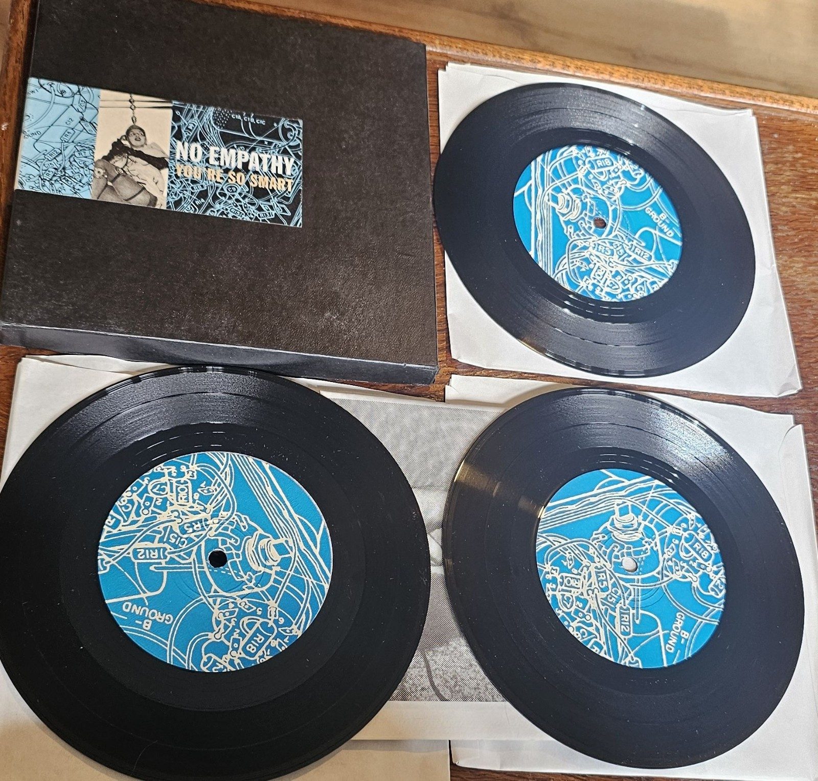No Empathy You’re So Smart 3x7" Box Set Johann’s Face JFR016EP Punk 1994 image 2