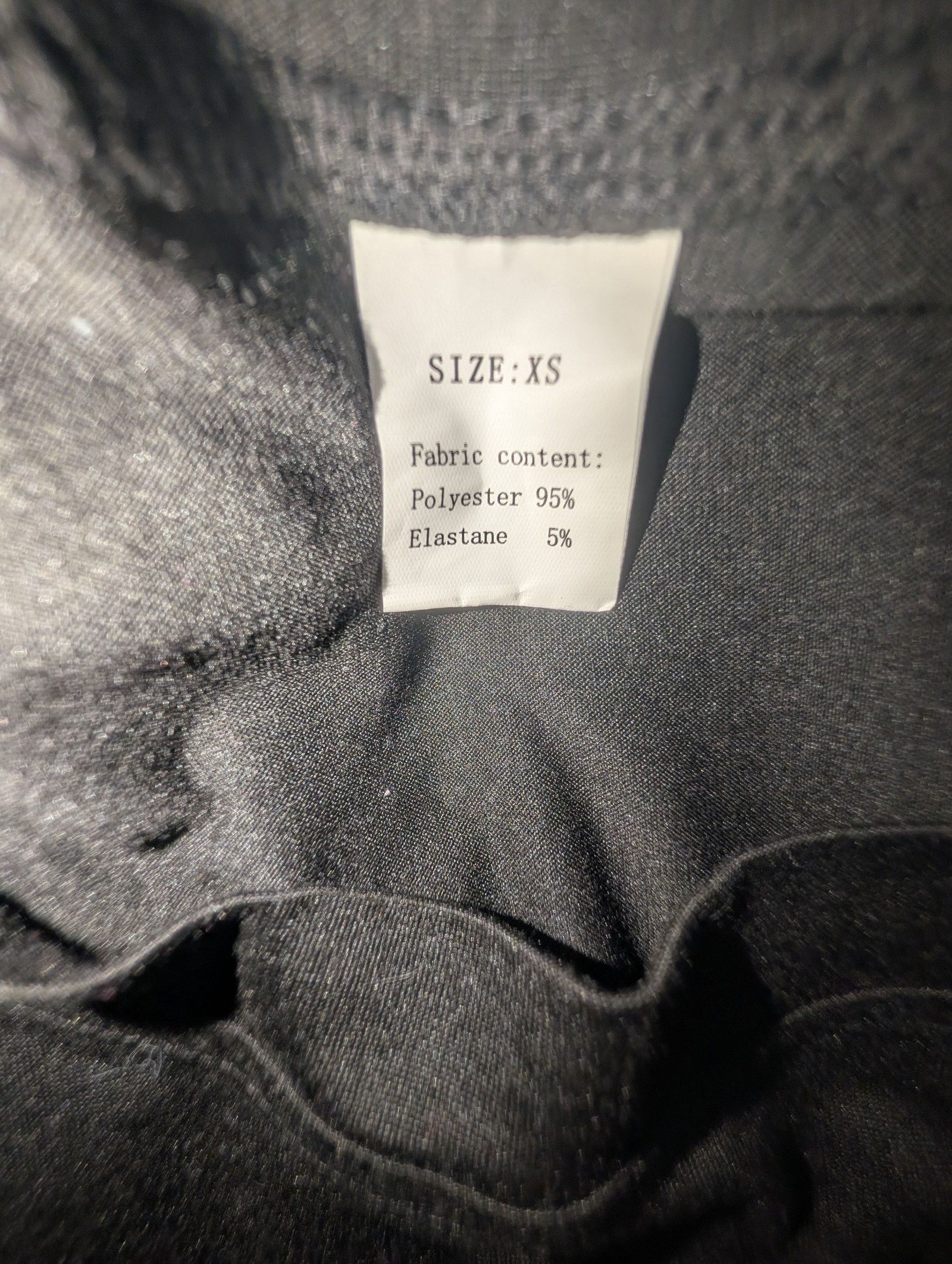 Black Women's XS Graphic Print Cropped Polyester & Elastane T-Shirt image 2