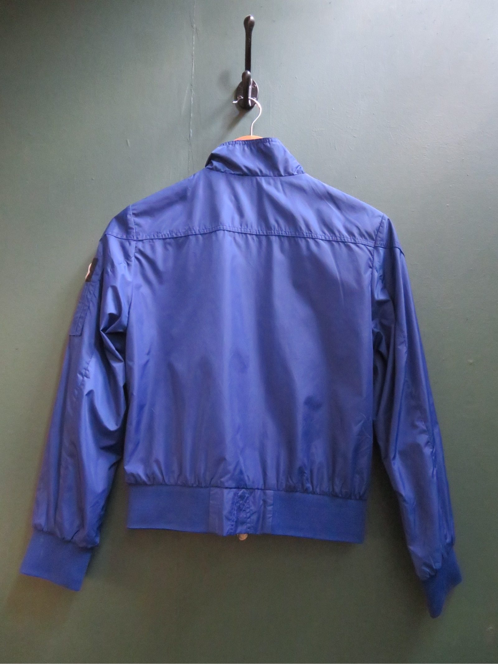 Moncler Blue Lightweight Bomber Jacket Small image 5