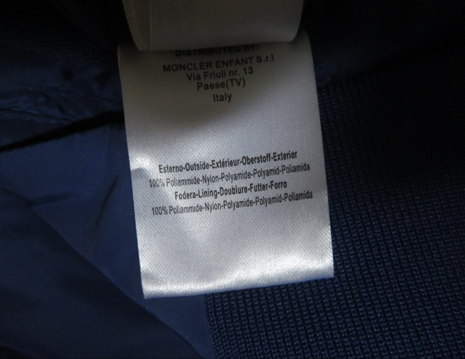 Moncler Blue Lightweight Bomber Jacket Small image 10