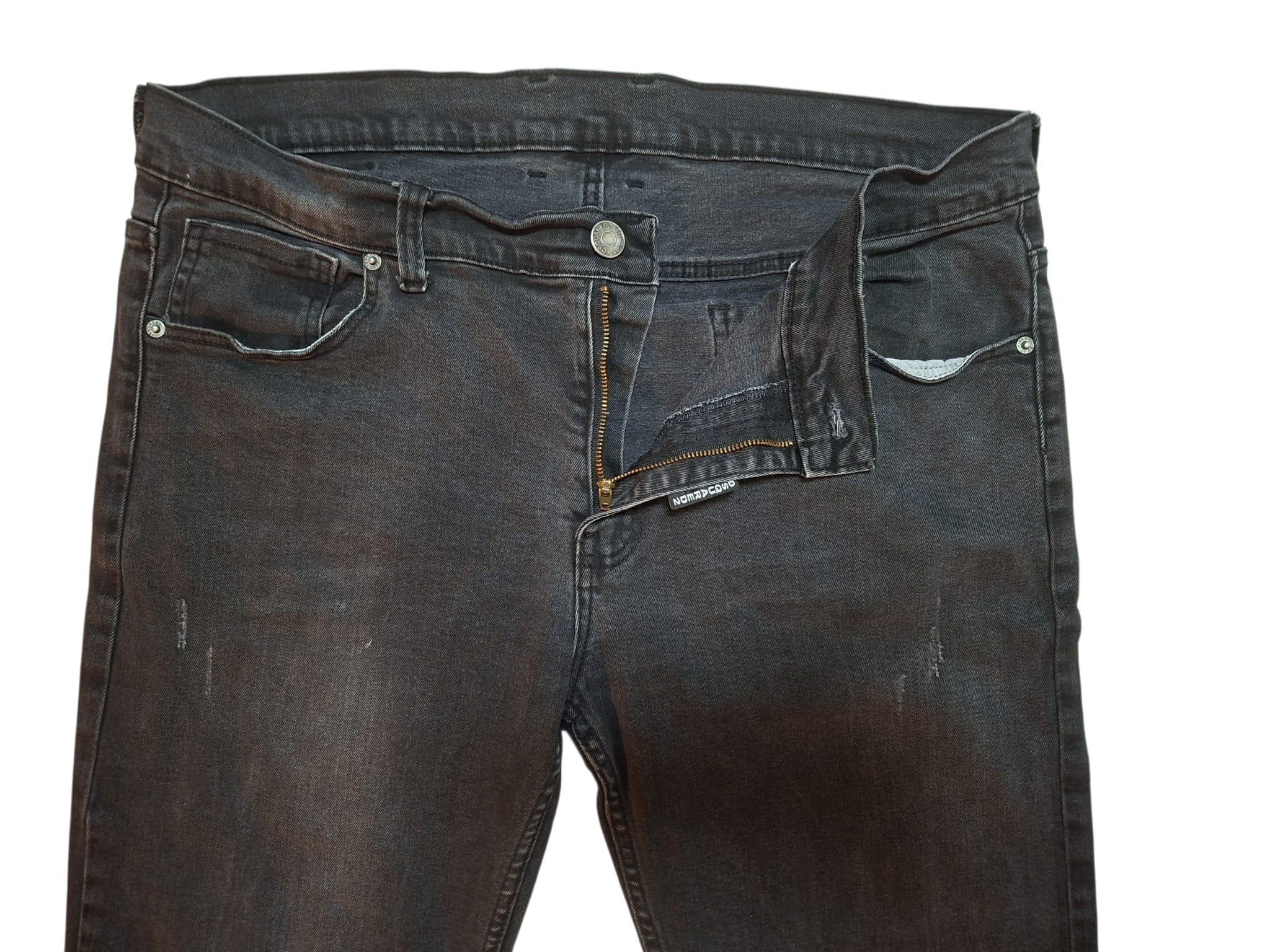 DSQUARED2 Herren Jeans Gr. 40 Schwarz Slim Fit Distressed Used Look image 4