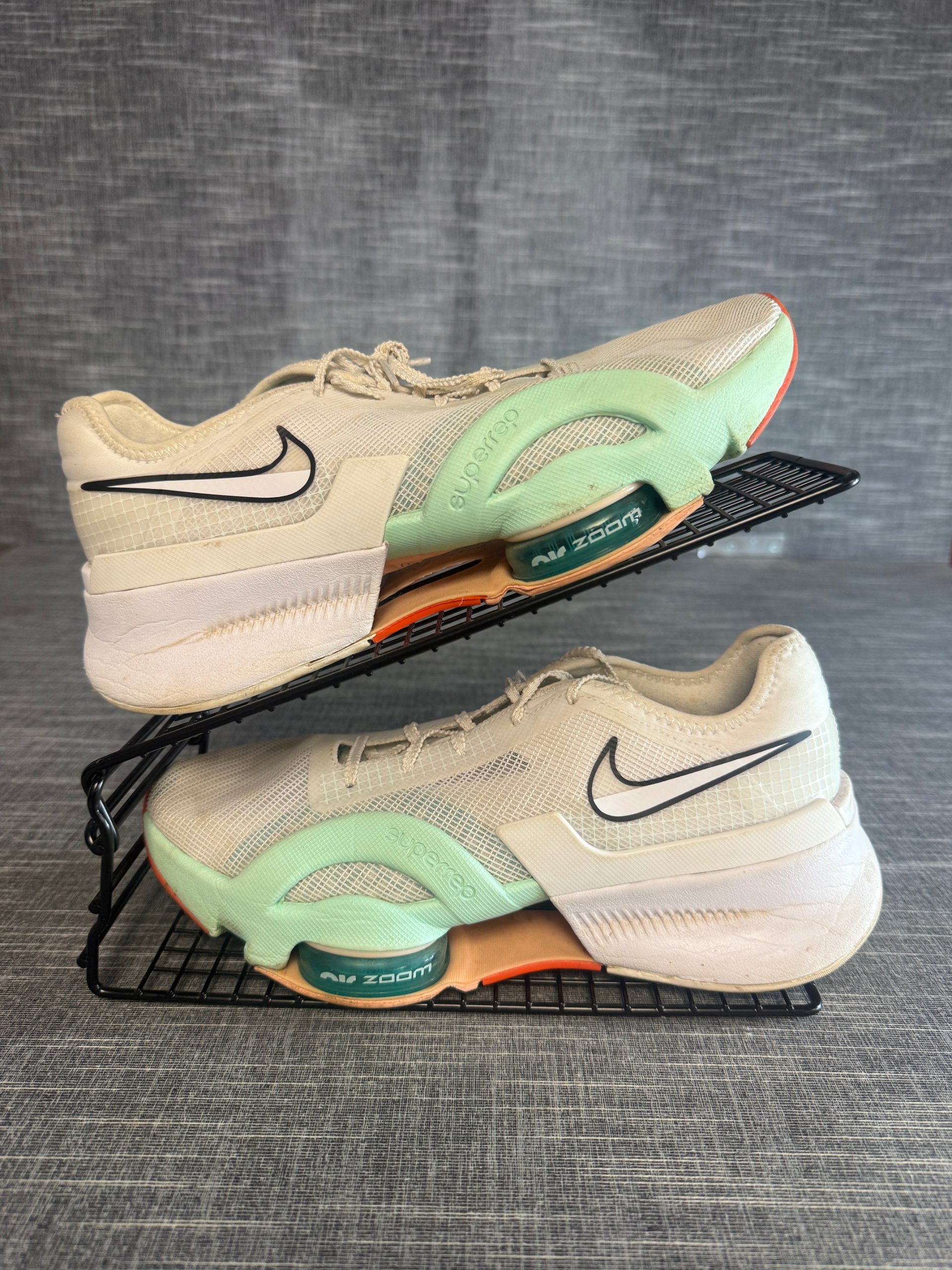 Nike Air Zoom SuperRep 3 Womens Size 6.5 White Athletic Running Shoes Sneakers