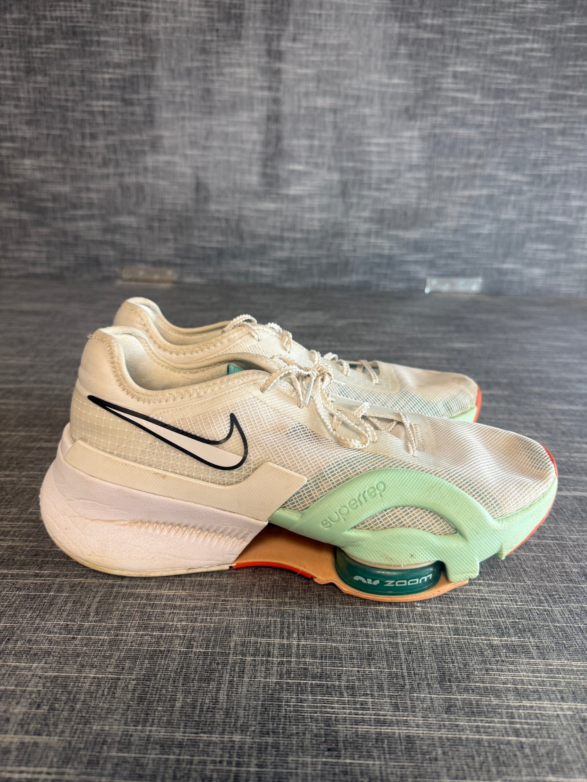 Nike Air Zoom SuperRep 3 Womens Size 6.5 White Athletic Running Shoes Sneakers image 2
