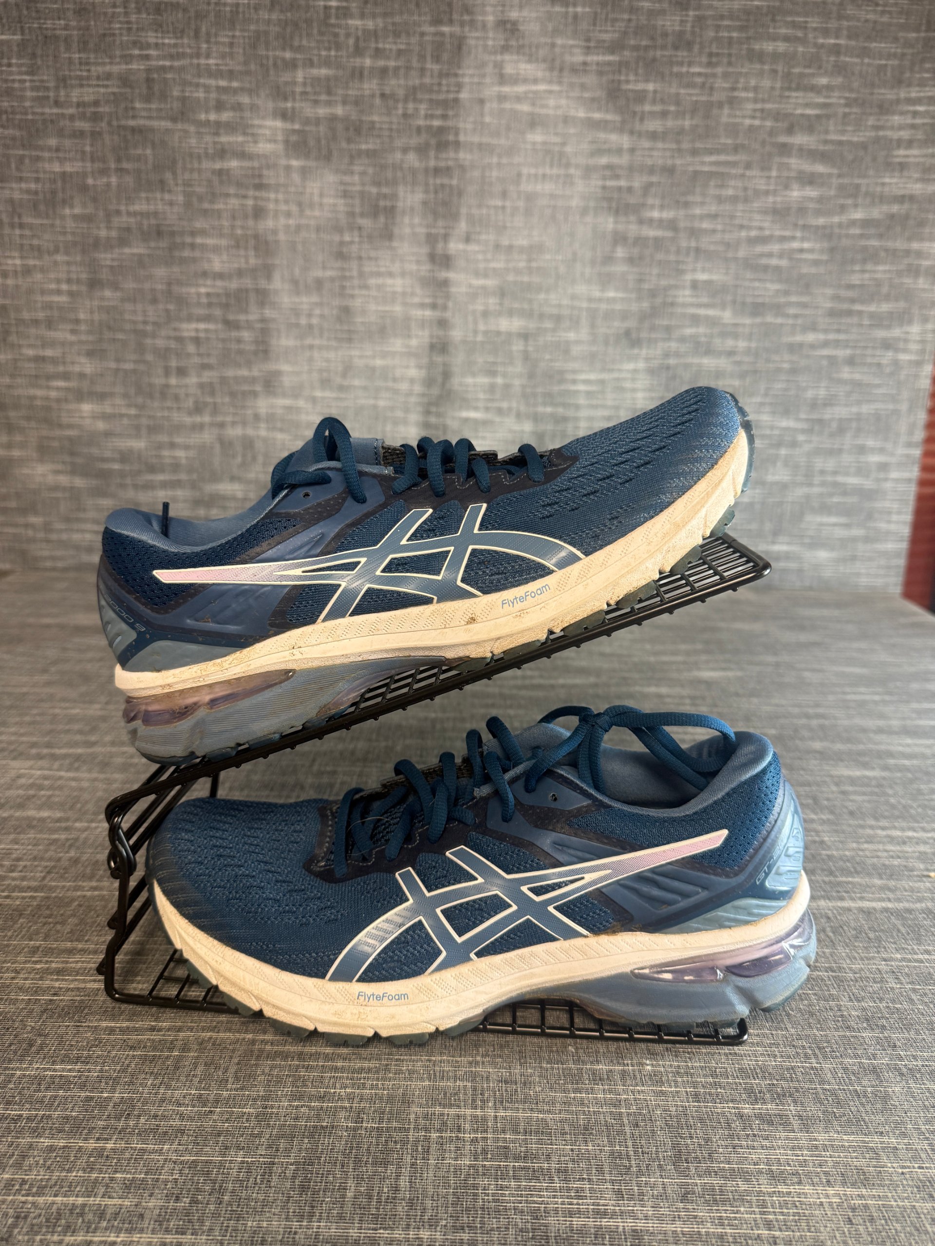 ASICS GT-2000 Men's Running Shoes UK 9 Navy Blue FlyteFoam