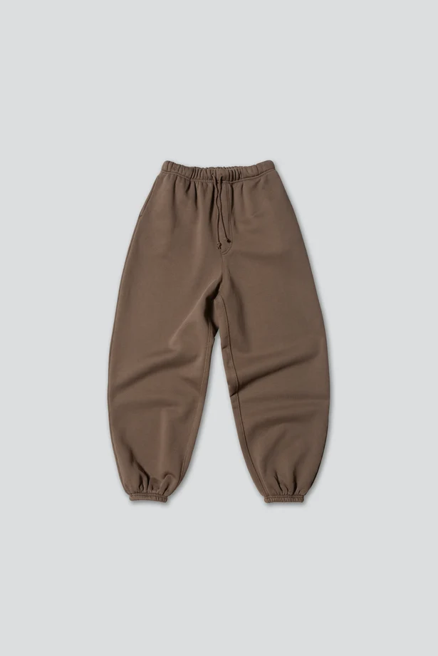 ELWOOD Men Brown Core Sweatpants Large Elastic Waist Drawstring Size M