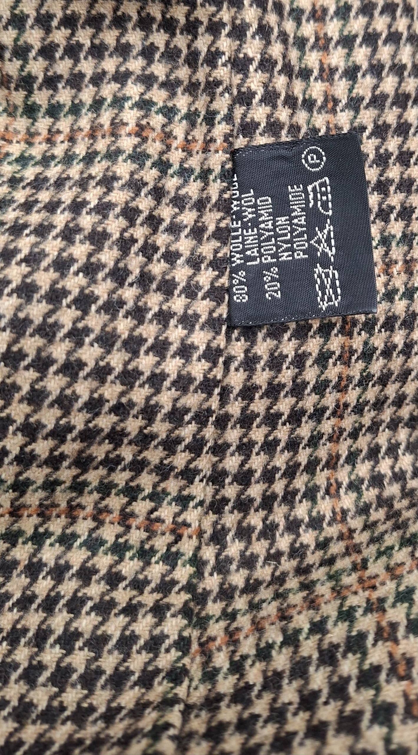 Valmeline Herren Beige Trenchcoat Größe 52 Wollfutter image 4