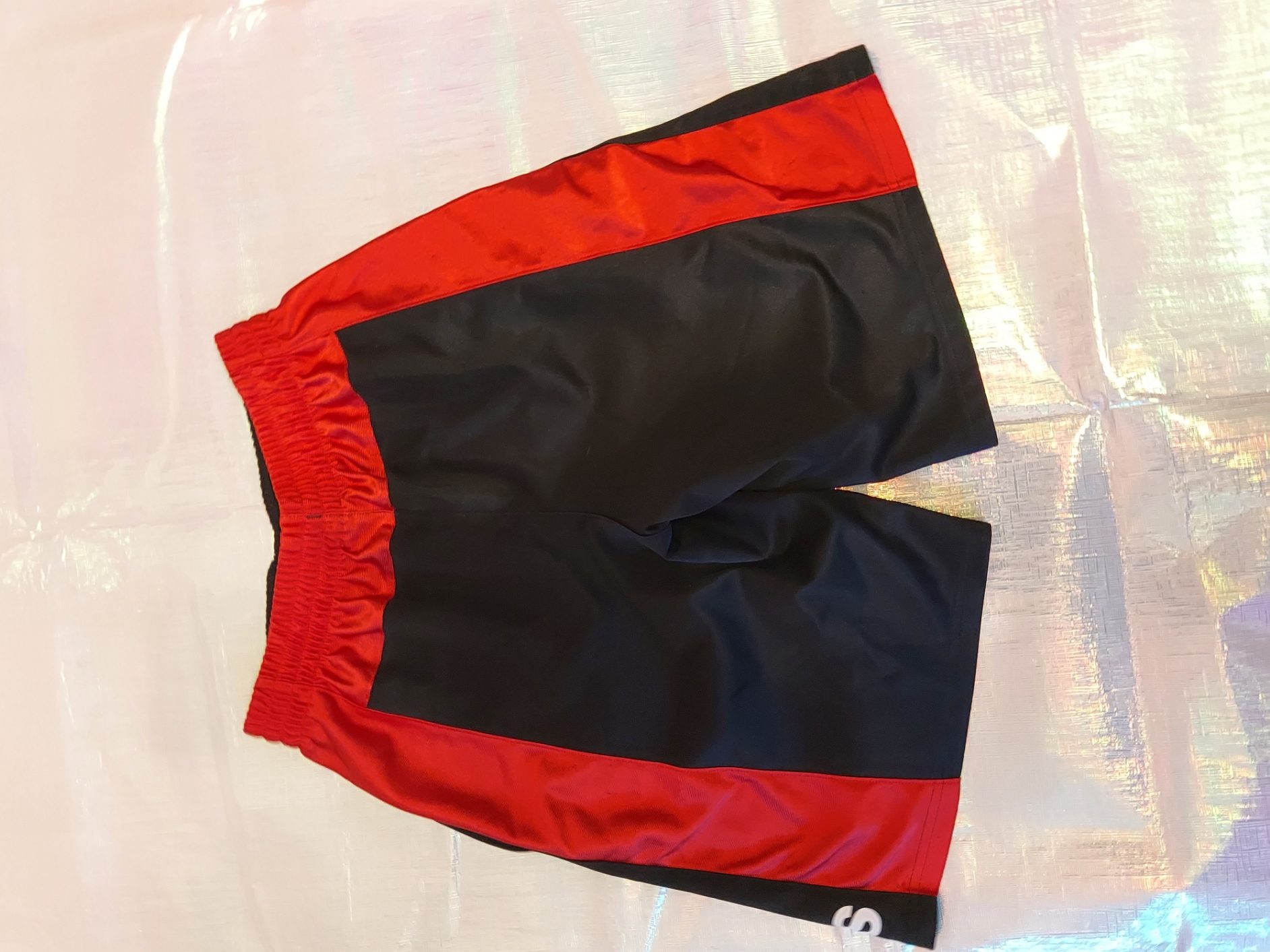 Adidas Black & Red Boys' Shorts Medium image 4