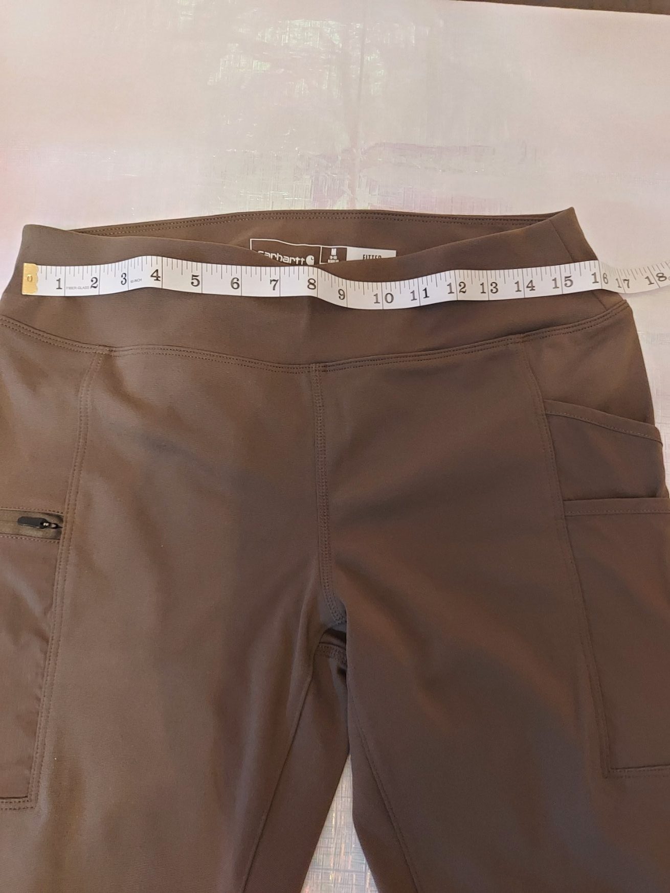 Carhartt Olive Fitted Work Pants Medium image 3