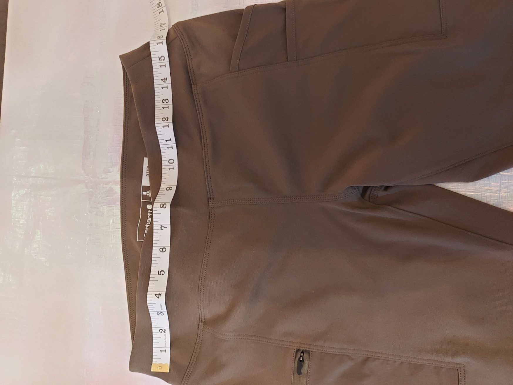 Carhartt Olive Fitted Work Pants Medium image 3