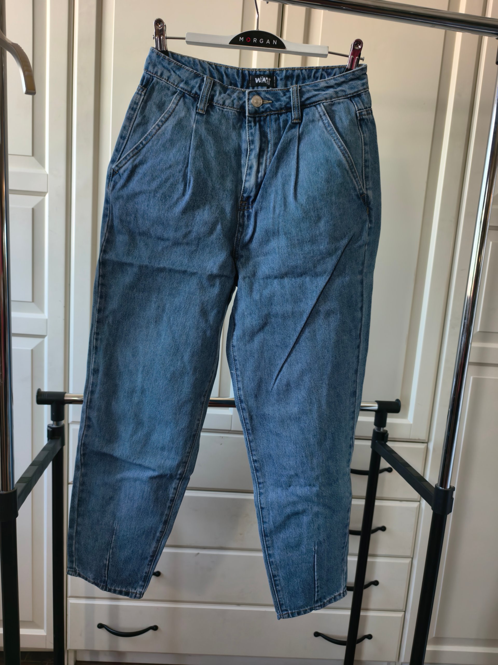 WAT Jeans Denim Blu Vita 36 Cotone Taglia S Donna image 2