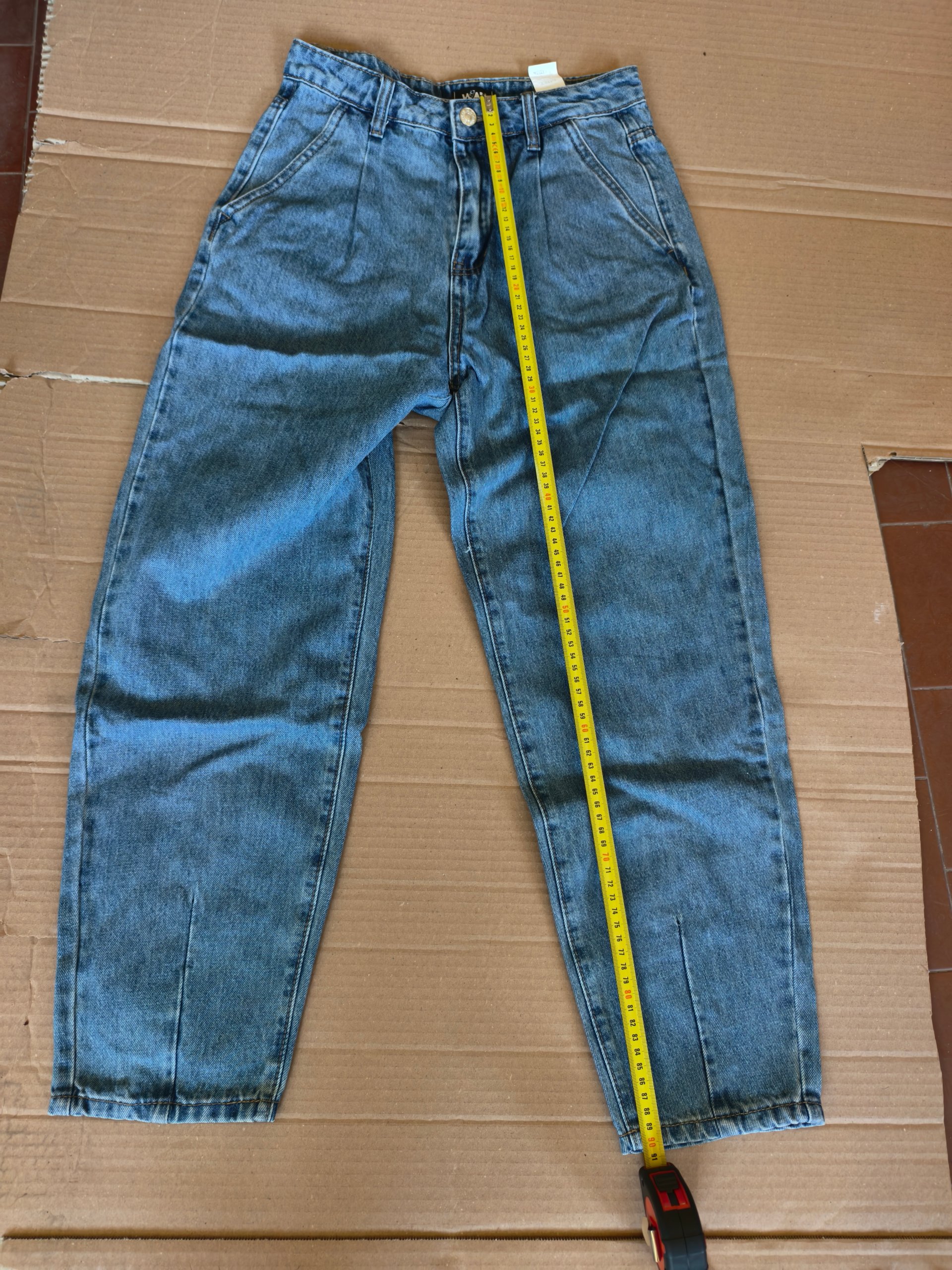 WAT Jeans Denim Blu Vita 36 Cotone Taglia S Donna image 8