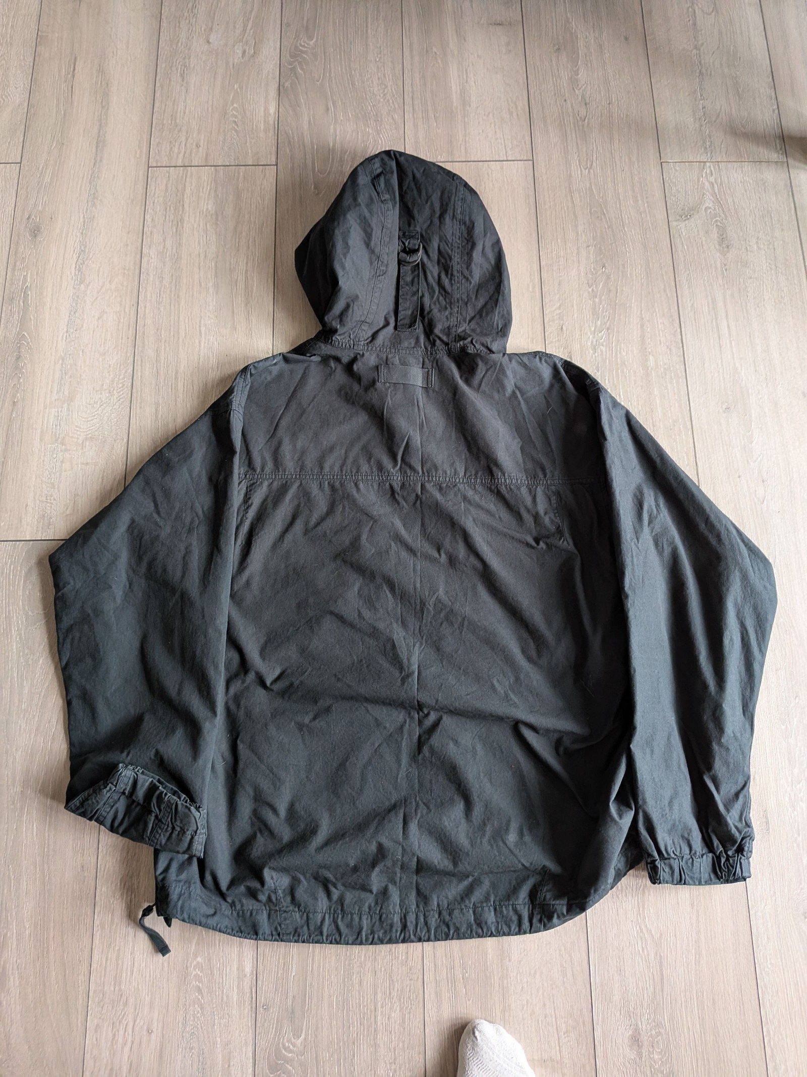 Carhartt WIP Berm Pullover Hoodie Grey Medium Cotton Workwear (L) image 3