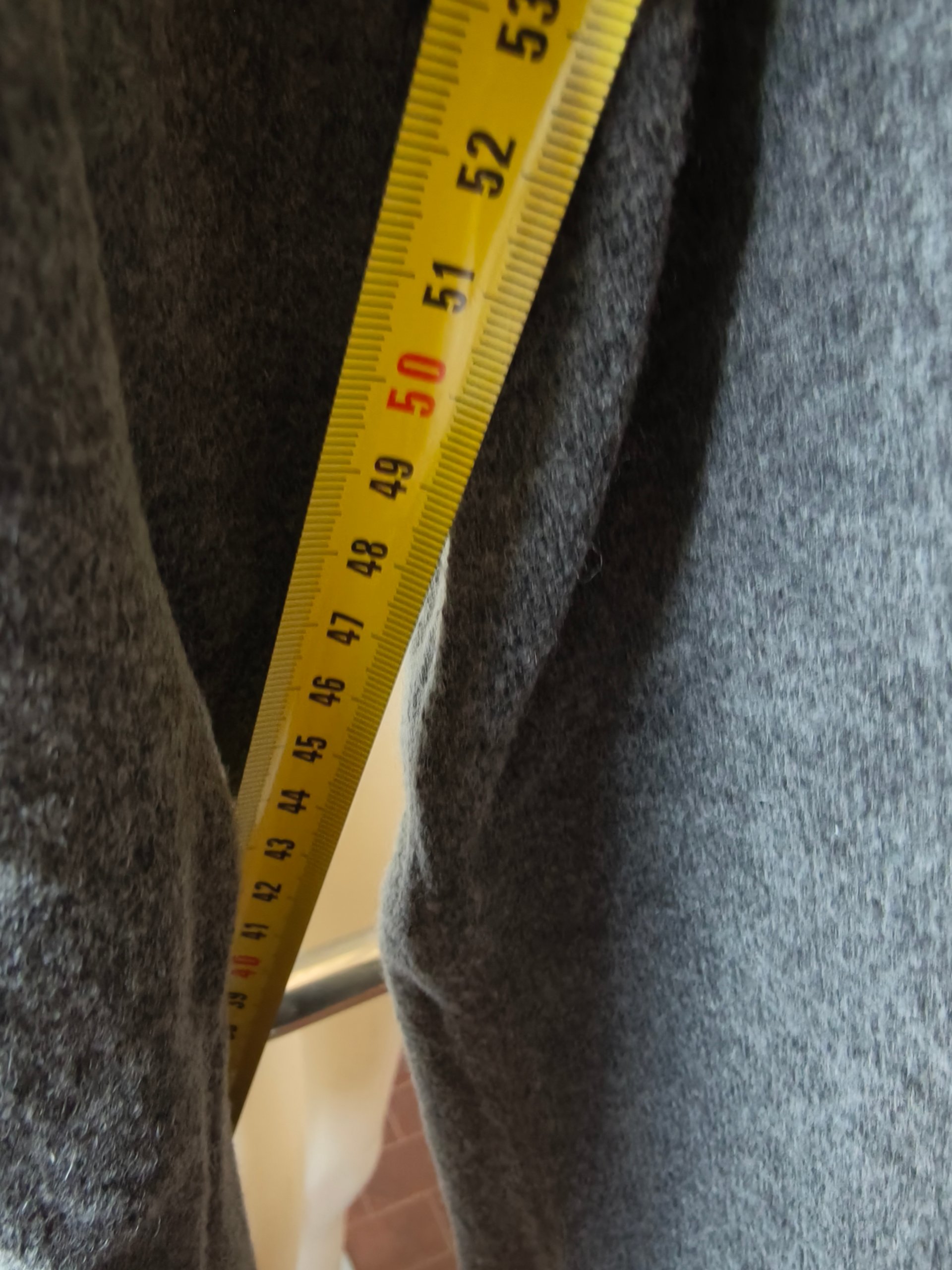 Maglia Uomo Frans Molenaar M L Grigio 80% Lambswool Lana Agnello Scollo V Nuova Cartellino image 7