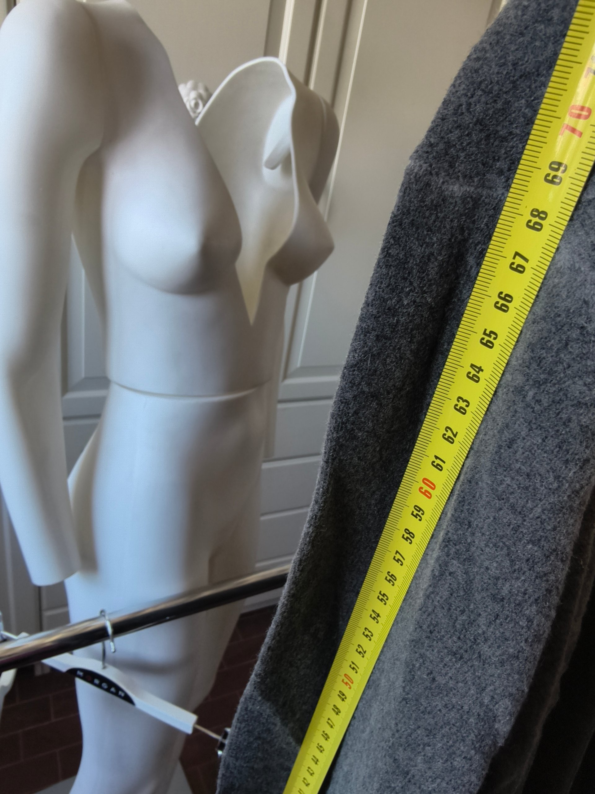 Maglia Uomo Frans Molenaar M L Grigio 80% Lambswool Lana Agnello Scollo V Nuova Cartellino image 8