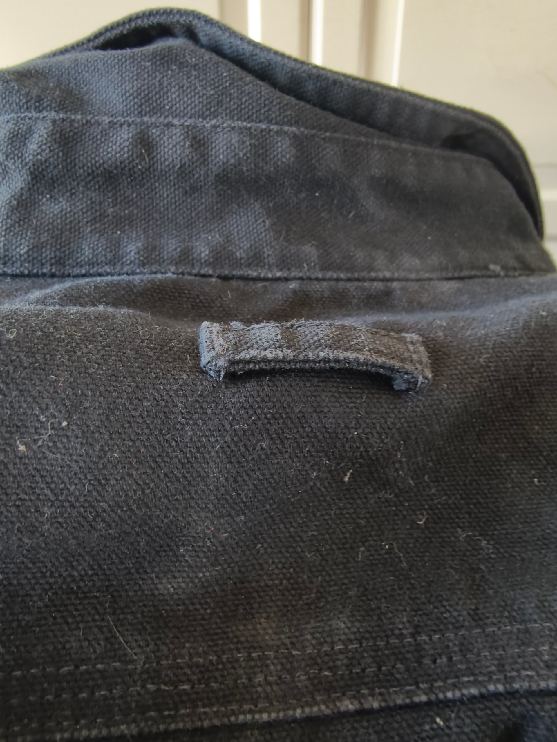 Giacca Carhartt Uomo M Nera Tela Canvas Fodera Flanella Quadri Sovracamicia Workwear image 3
