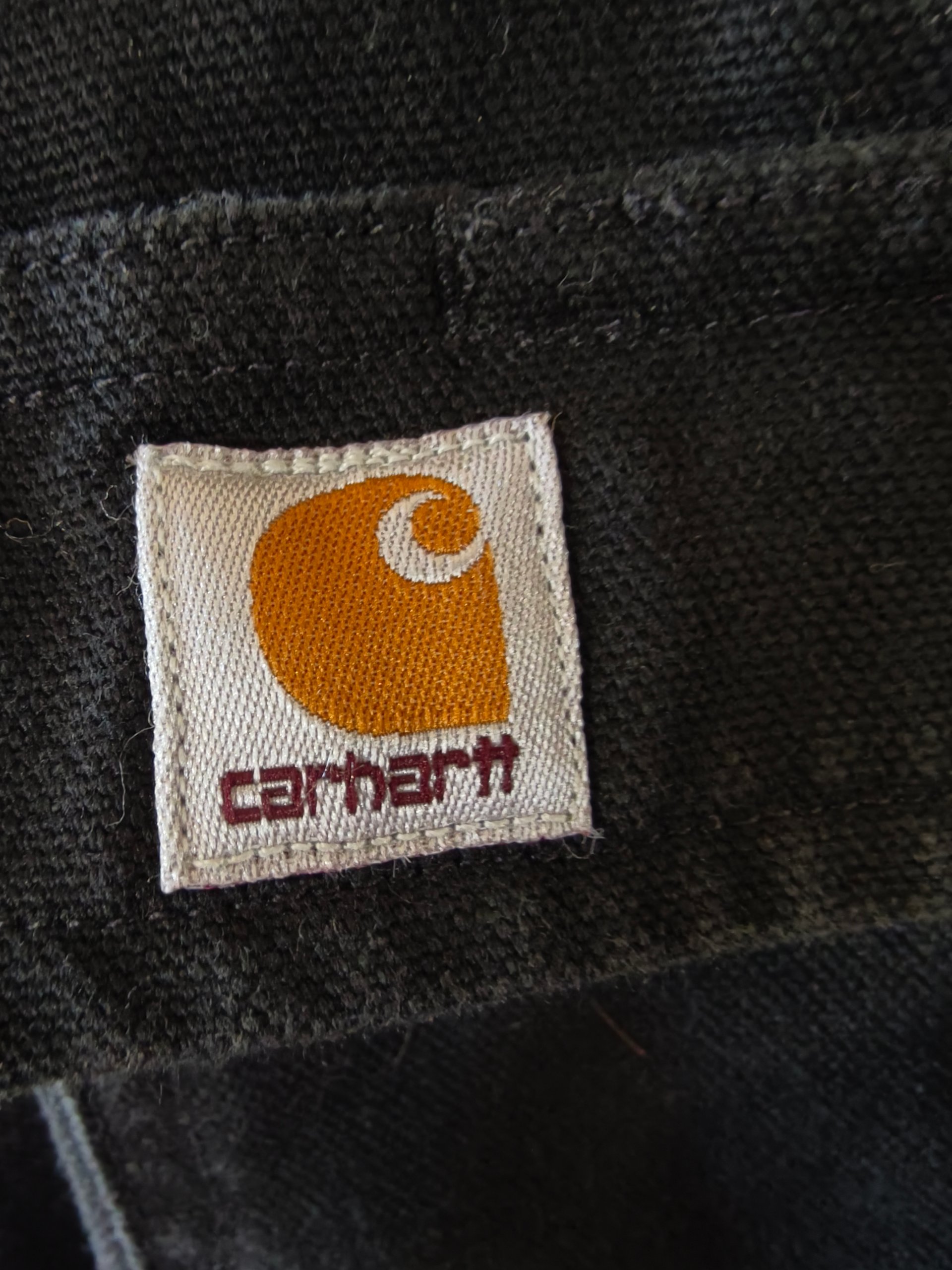 Giacca Carhartt Uomo M Nera Tela Canvas Fodera Flanella Quadri Sovracamicia Workwear image 8