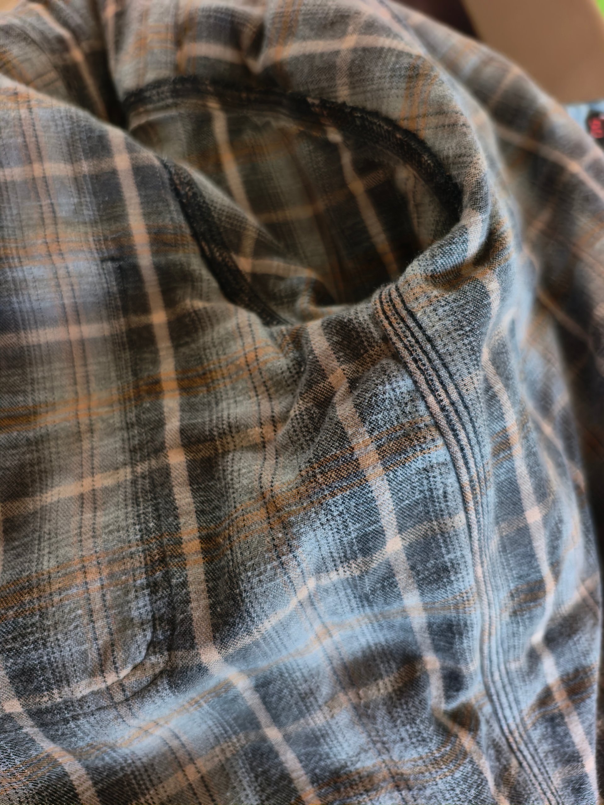 Giacca Carhartt Uomo M Nera Tela Canvas Fodera Flanella Quadri Sovracamicia Workwear image 10