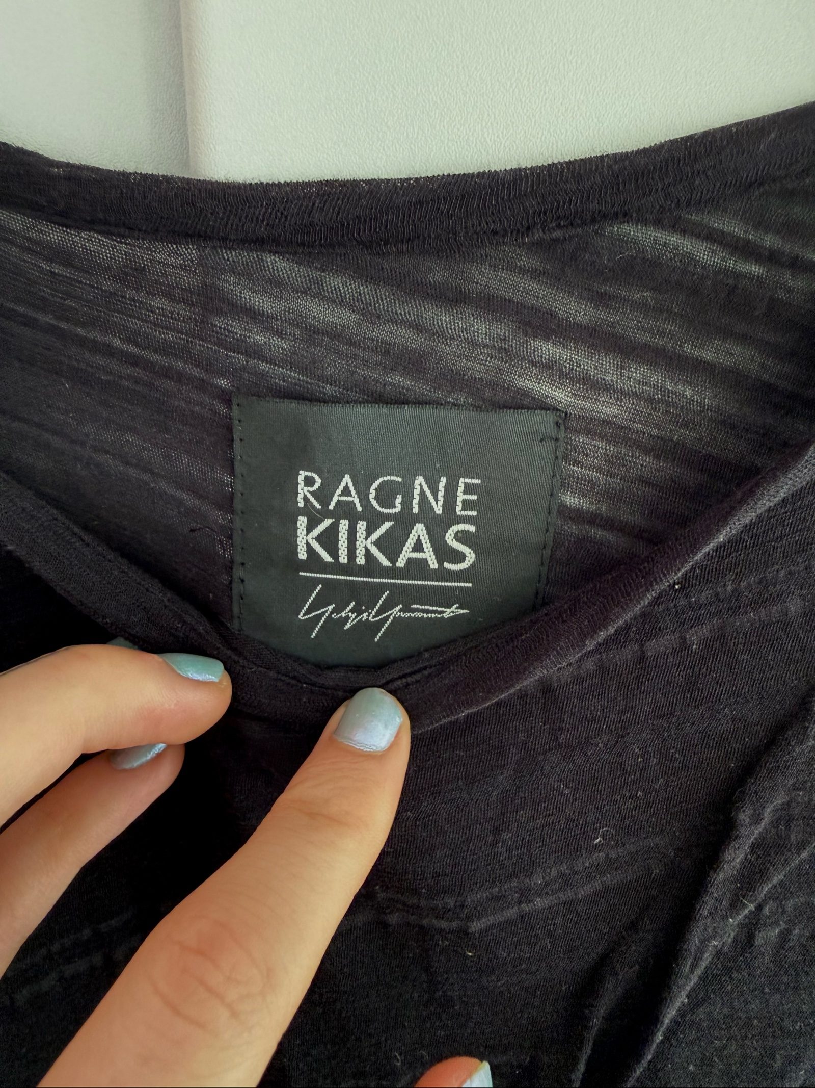 Ragne Kikas Black Women's Oversized T-Shirt Medium image 3