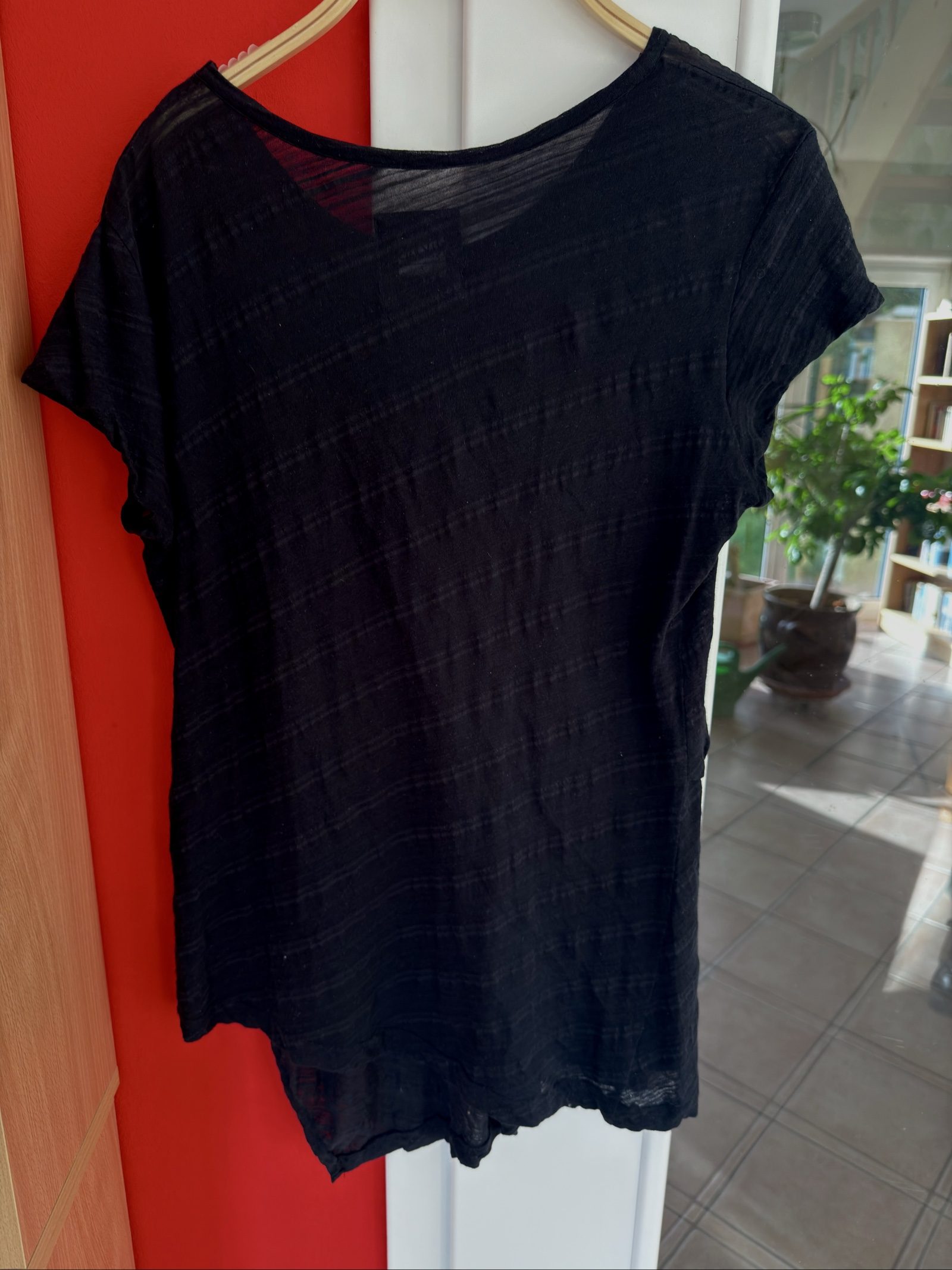 Ragne Kikas Black Women's Oversized T-Shirt Medium image 4