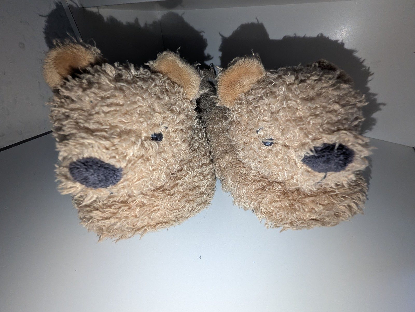 Brown Bear Plush Slippers