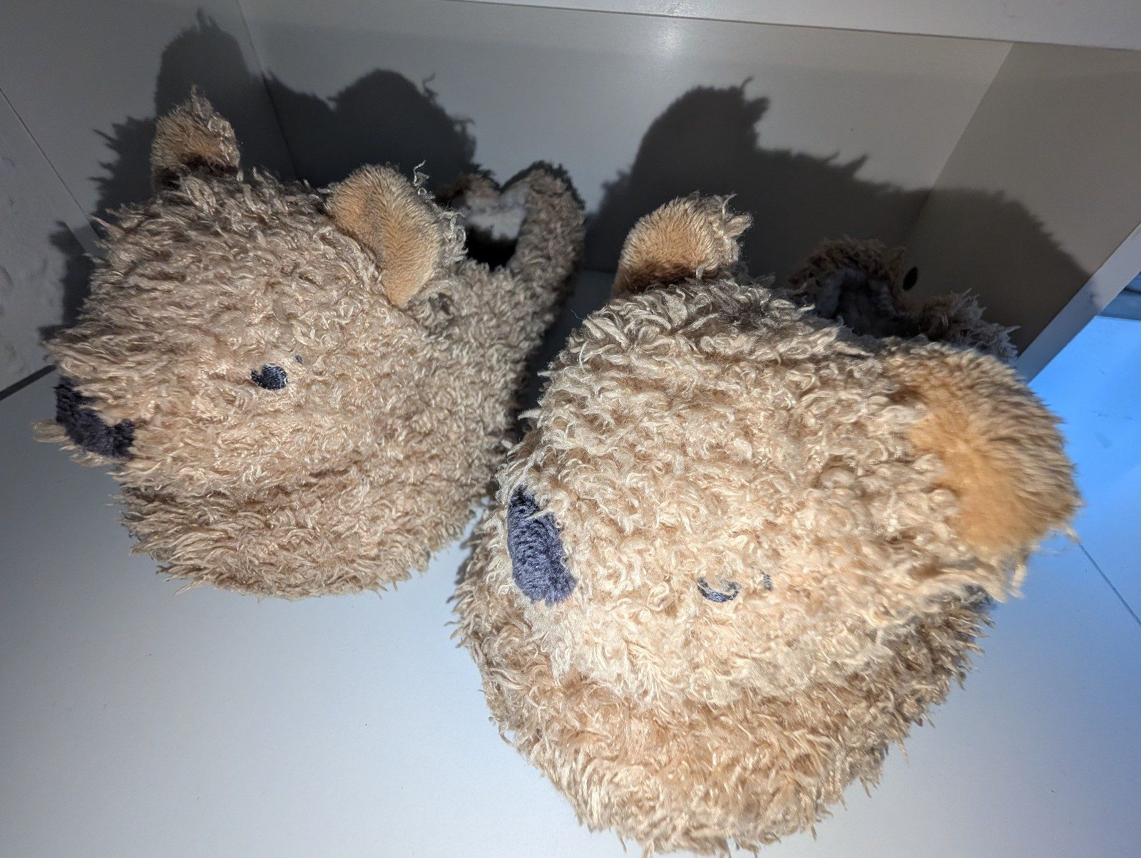 Brown Bear Plush Slippers image 2