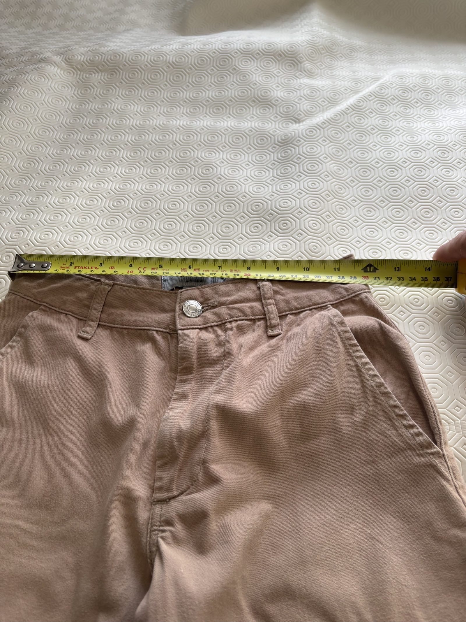 New Look Women's Beige Denim Cargo Trousers age 9 image 5