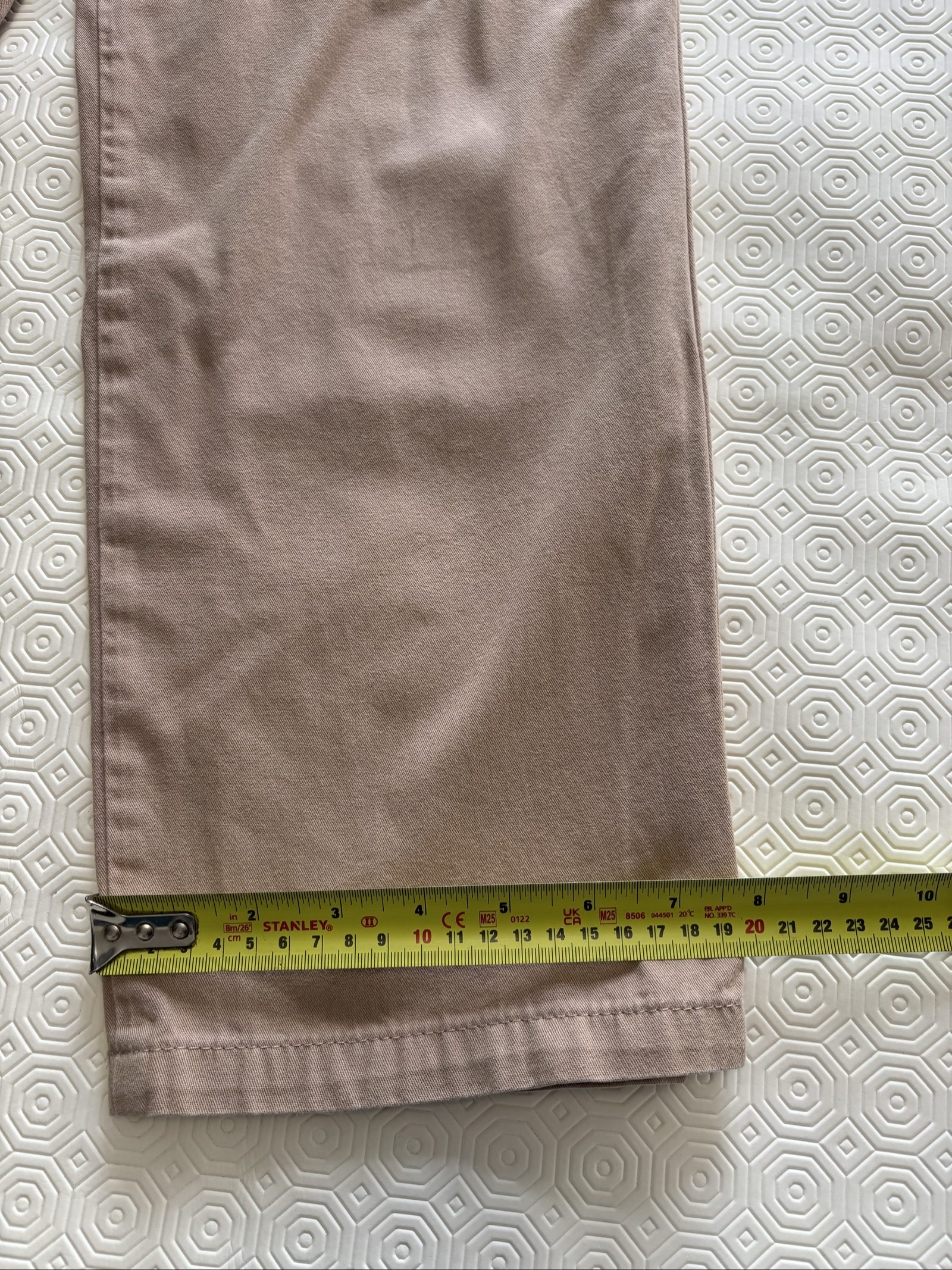 New Look Women's Beige Denim Cargo Trousers age 9 image 3