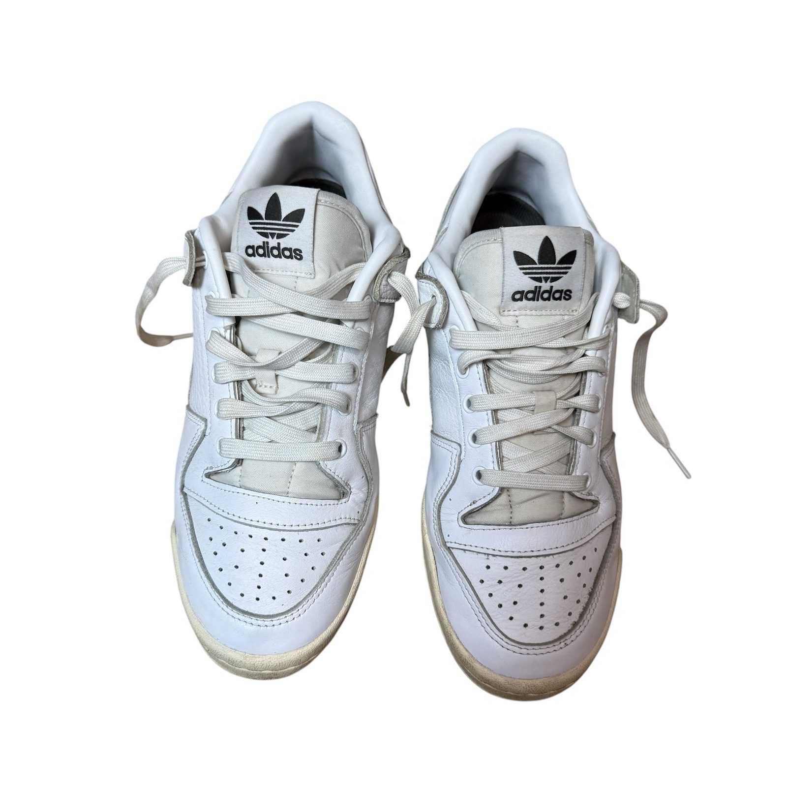 adidas Mens Forum 84 Low ADV Trainers UK 8.5 White Leather GW3180