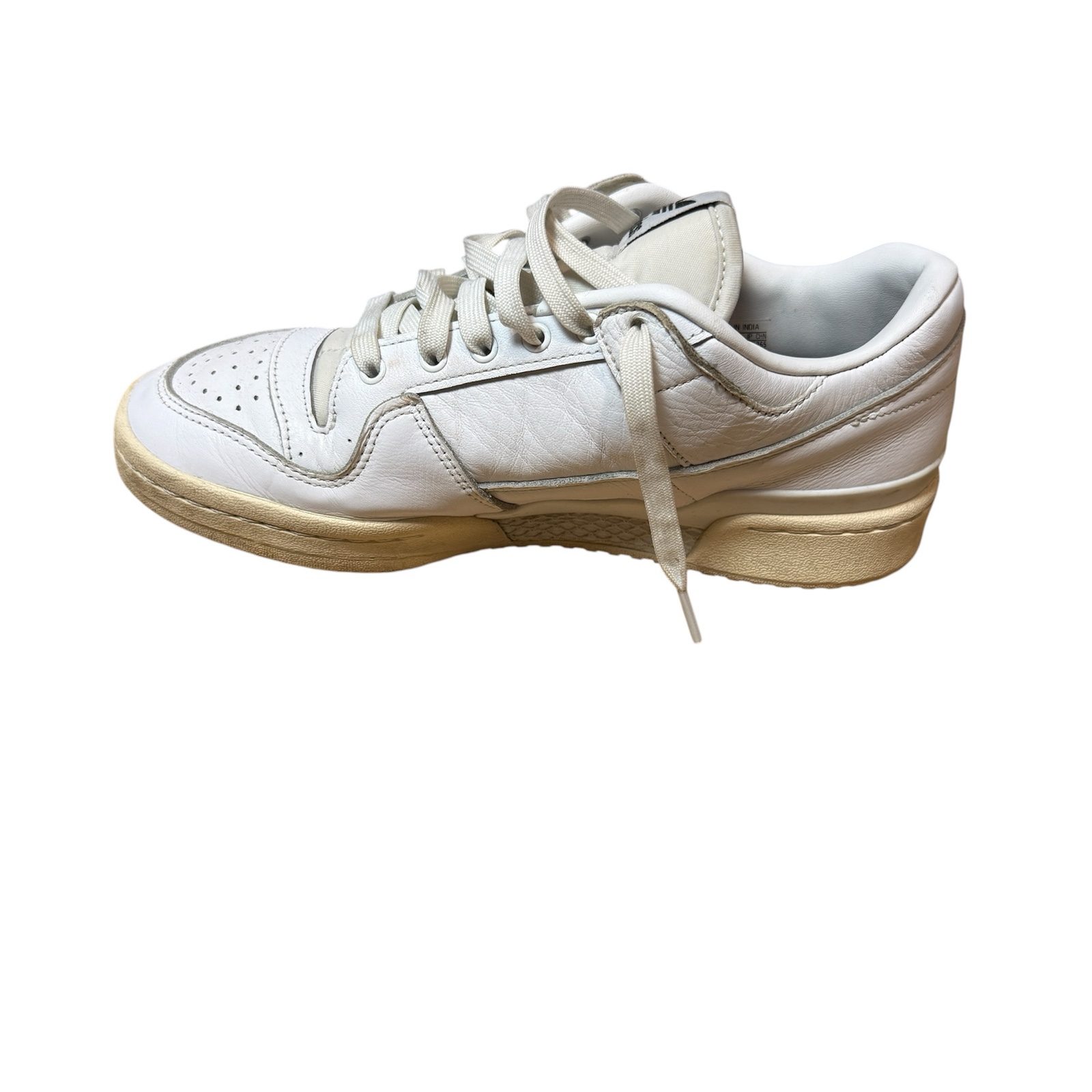 adidas Mens Forum 84 Low ADV Trainers UK 8.5 White Leather GW3180 image 5