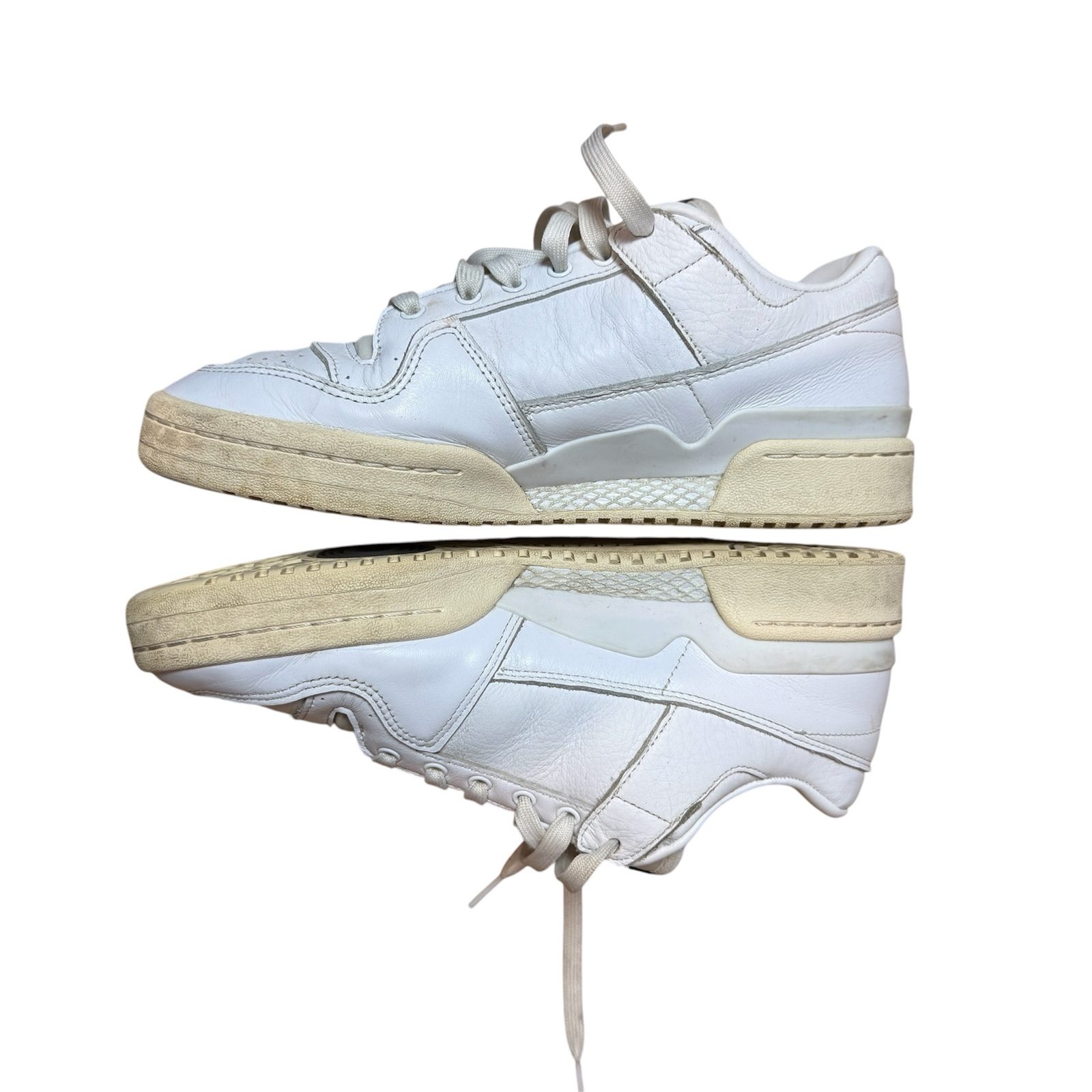 adidas Mens Forum 84 Low ADV Trainers UK 8.5 White Leather GW3180 image 6