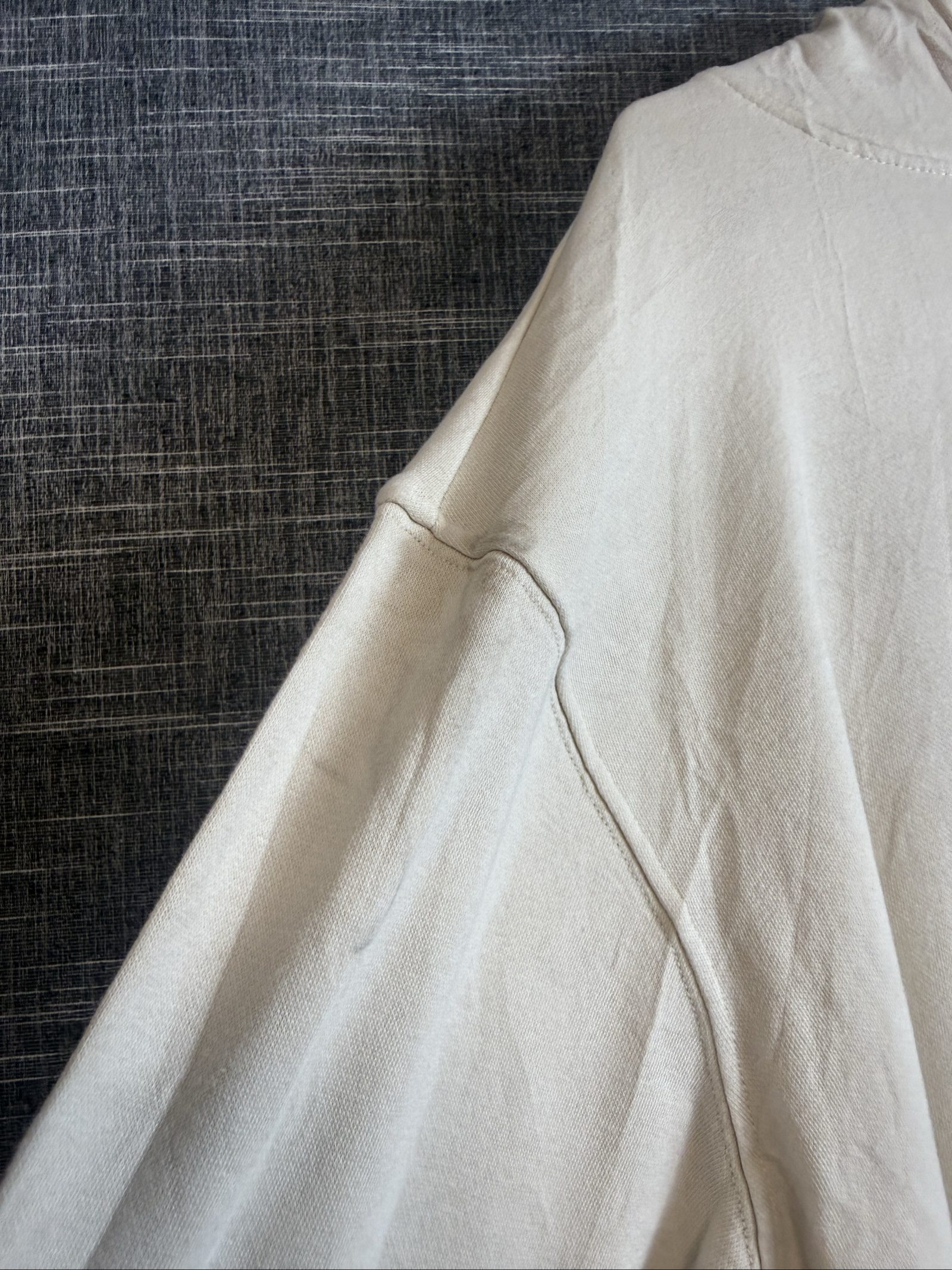 H&M Women's Nirvana Print Beige Hoodie Small Casual image 3