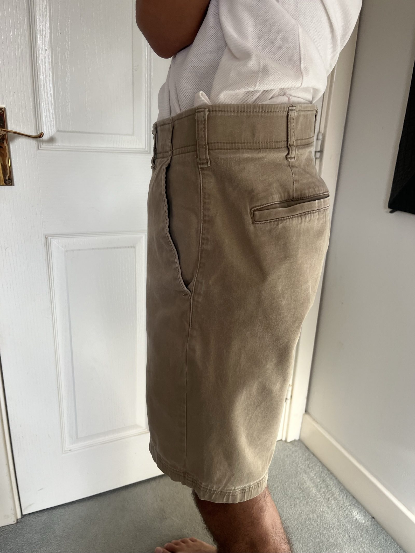 Lee Men's Beige Extreme Comfort Chino Shorts 32 image 3