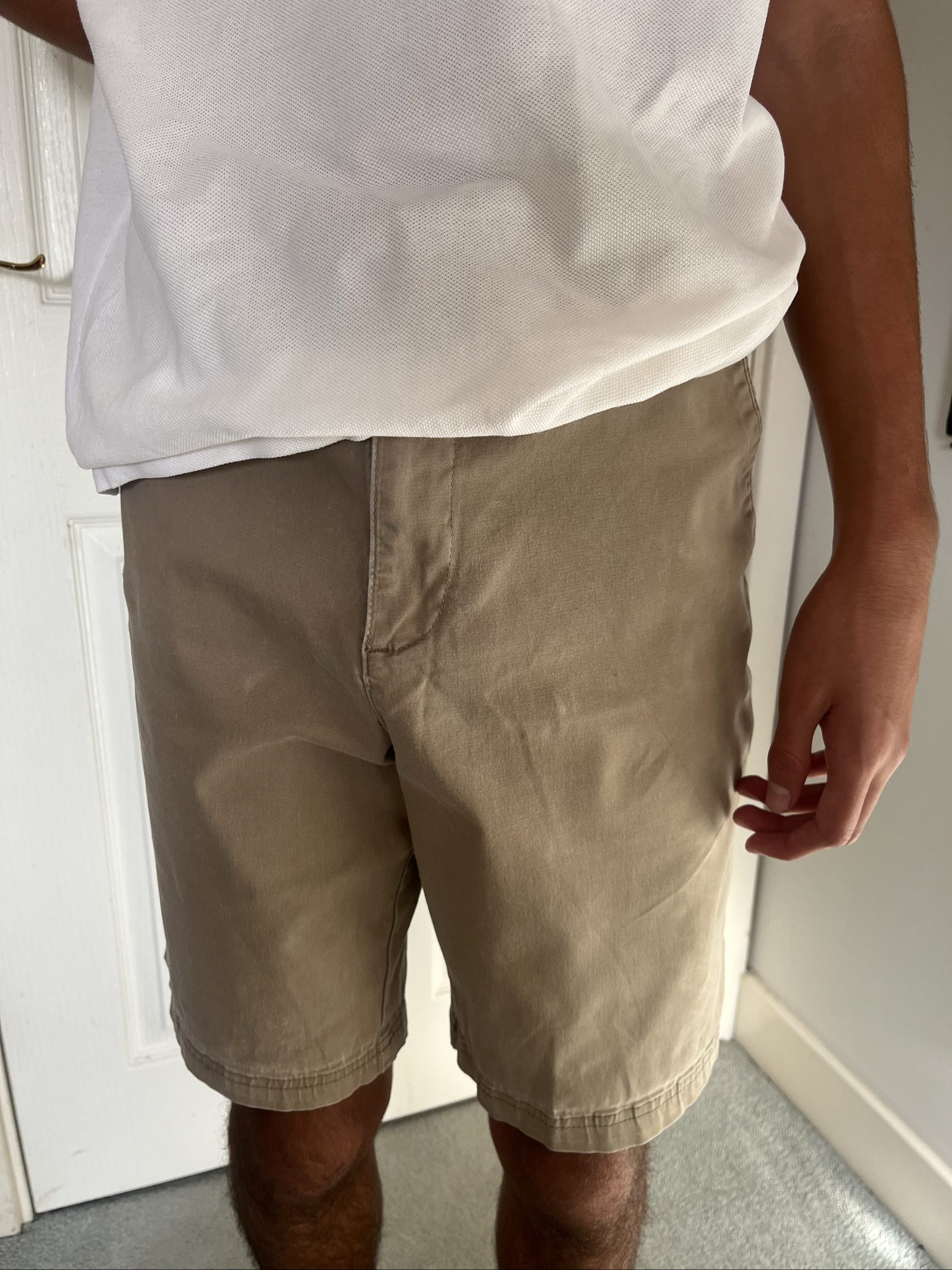Lee Men's Beige Extreme Comfort Chino Shorts 32 image 2