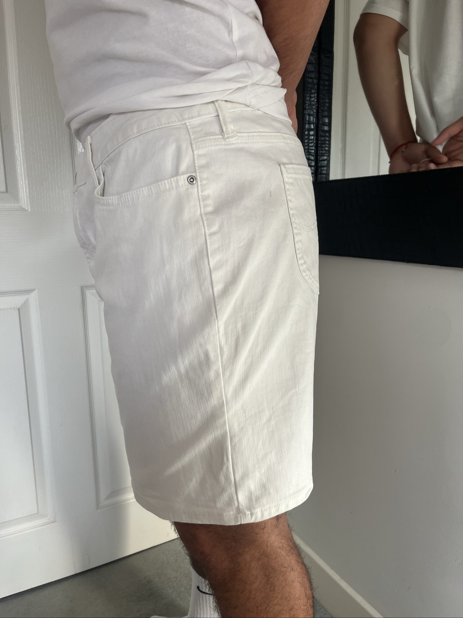 Lee White Denim Shorts 20 Medium Premium Quality