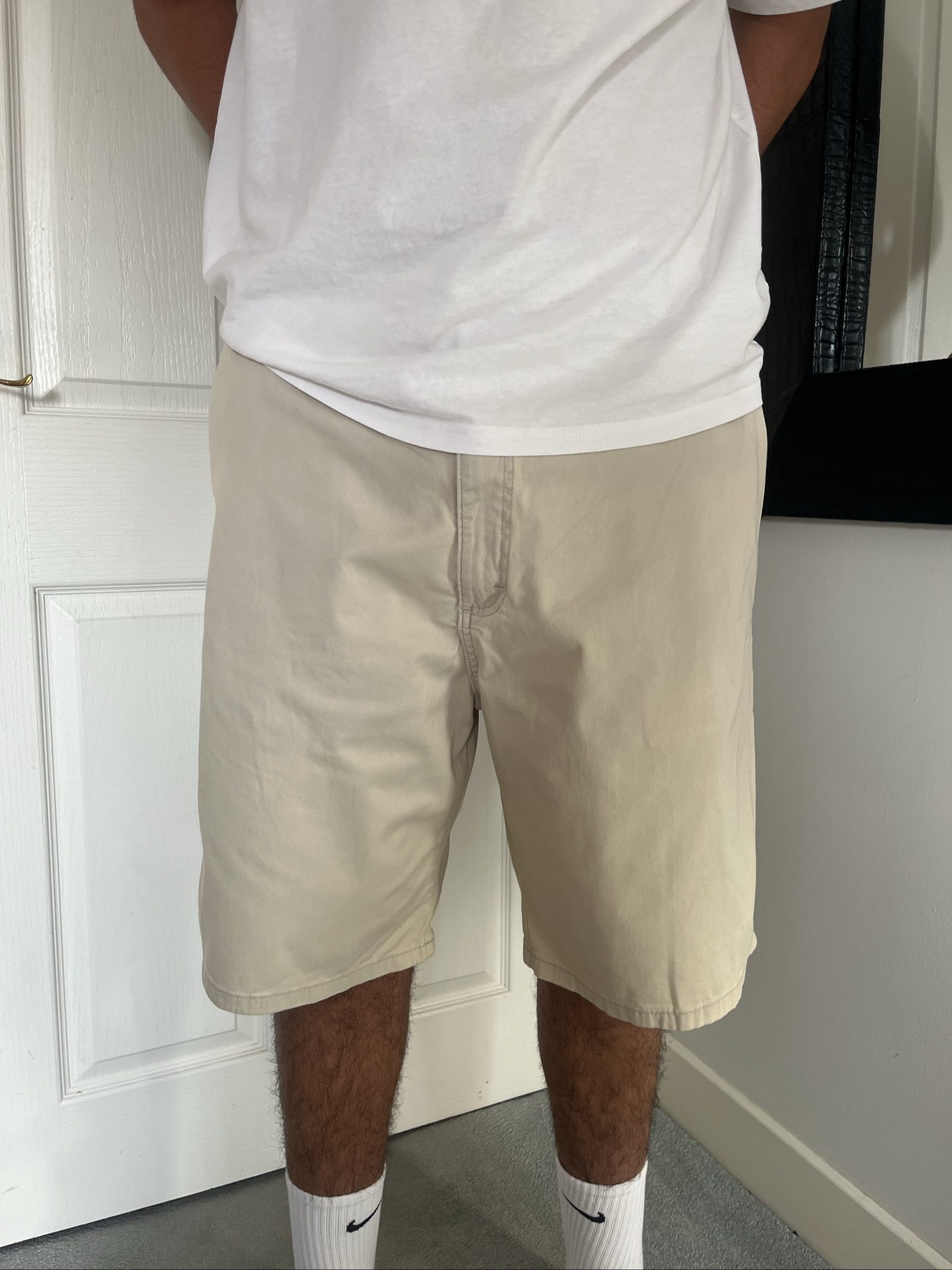 Wrangler Beige Cotton Blend Cargo Shorts 40 Men's image 2