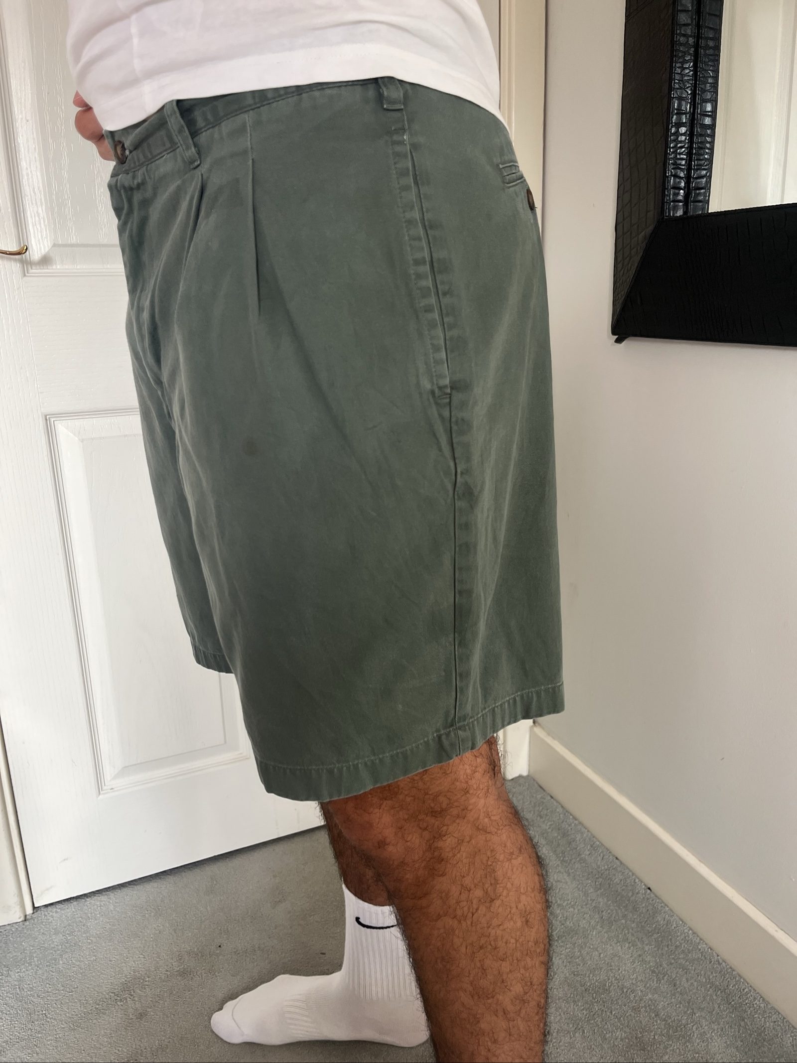 Chaps Ralph Lauren Green Cotton Shorts 38 image 3