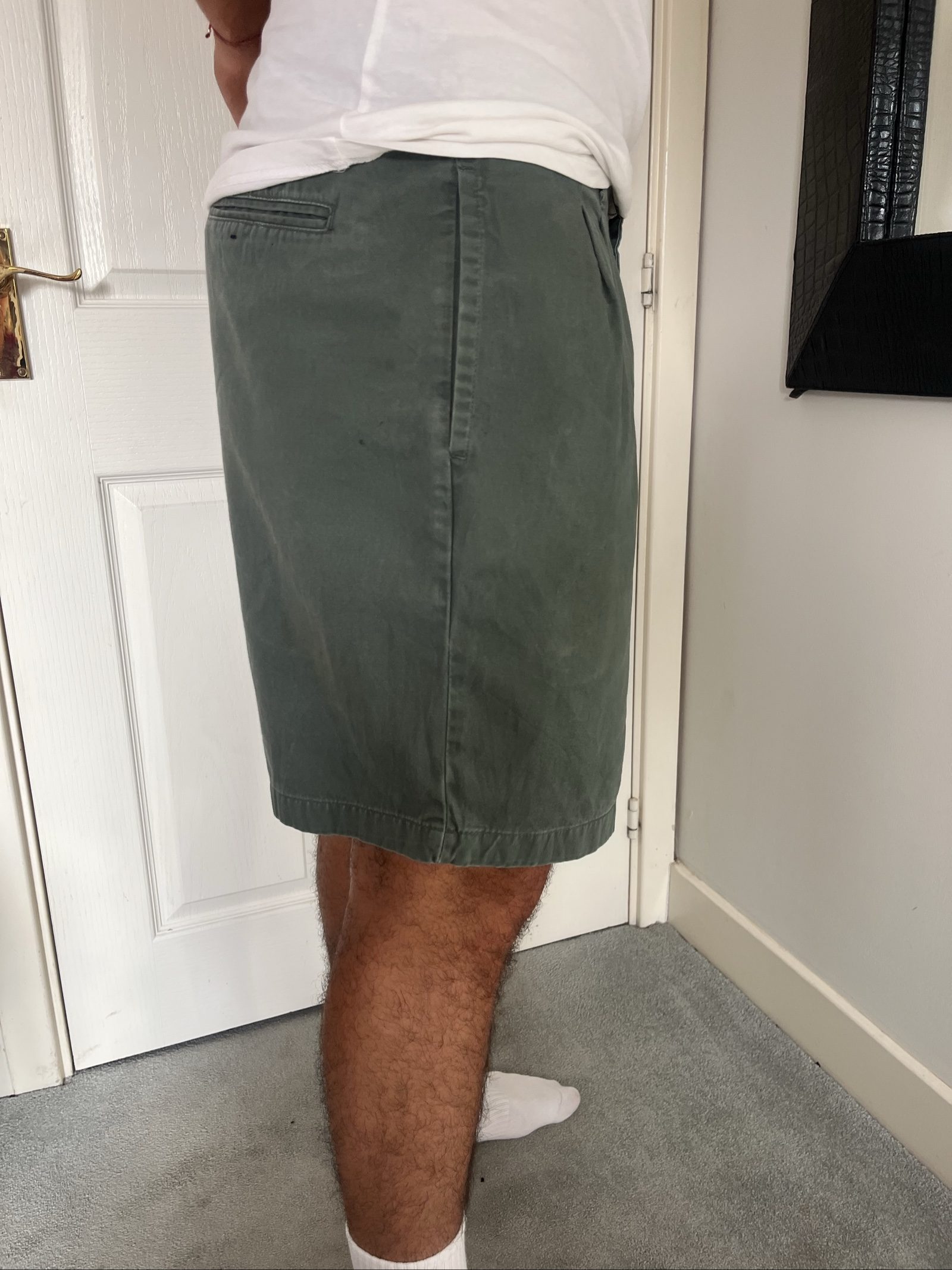 Chaps Ralph Lauren Green Cotton Shorts 38 image 2