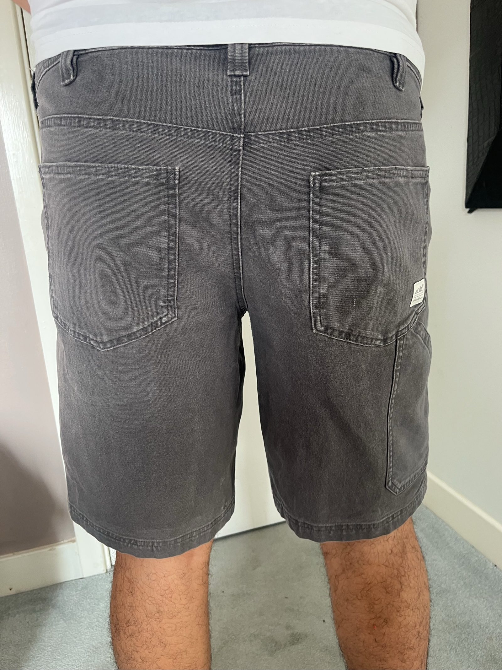 Eddie Bauer Men's Grey Cotton Shorts Size 40 Relaxed Fit image 4
